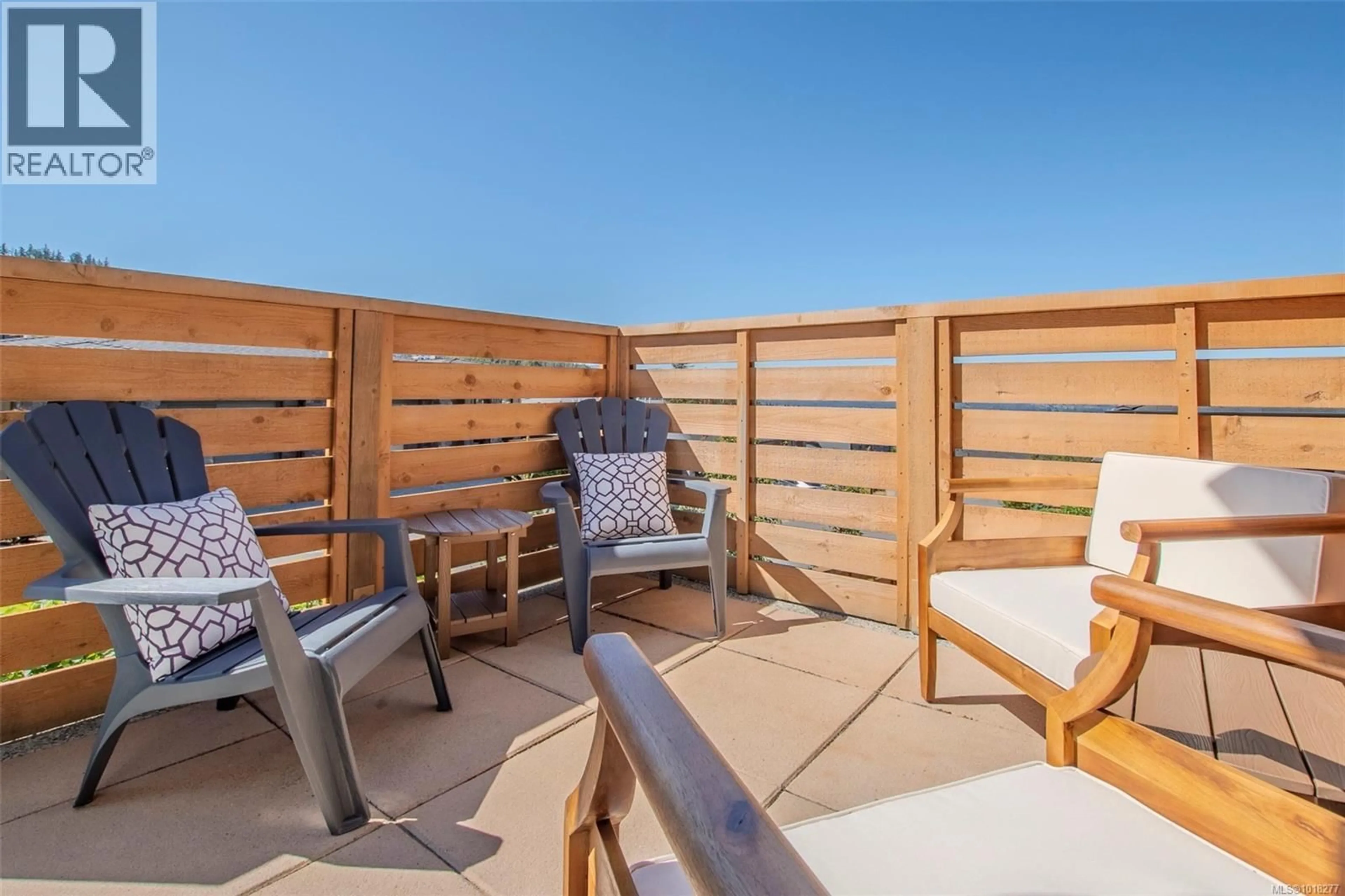 Patio, water/lake/river/ocean view for 135 - 1234 VIEWTOP ROAD, Duncan British Columbia V9L0H7