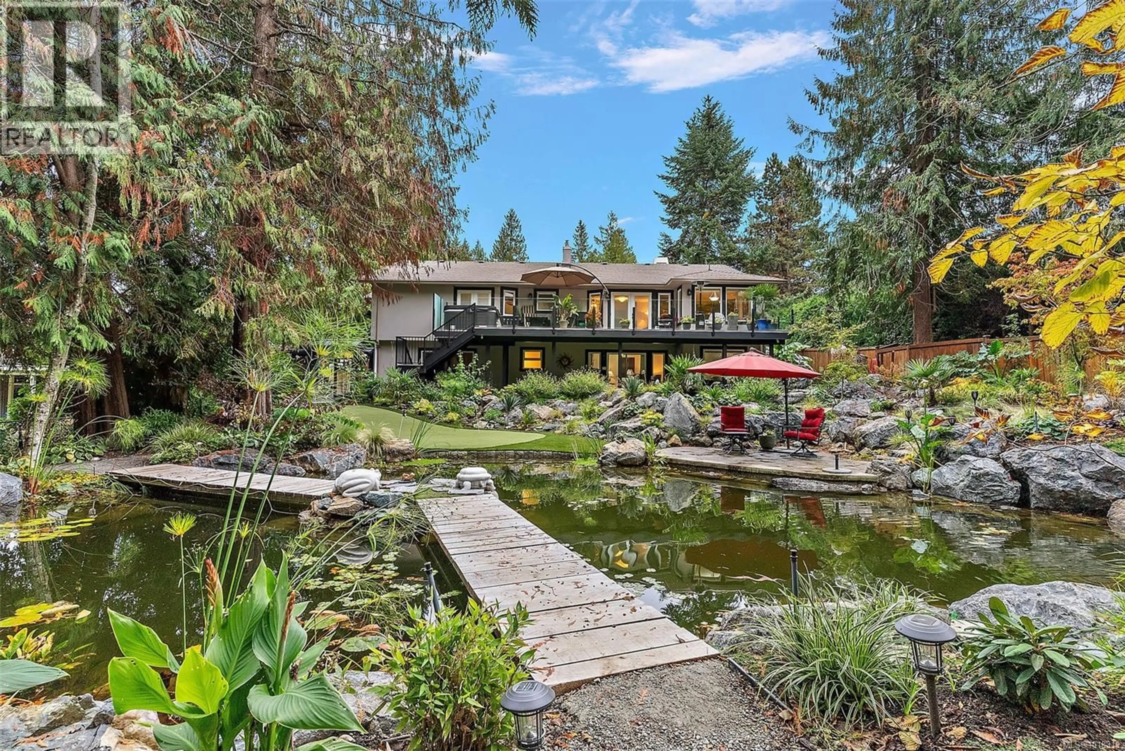Patio, water/lake/river/ocean view for 1602 MAYNEVIEW TERRACE, North Saanich British Columbia V8L5E7