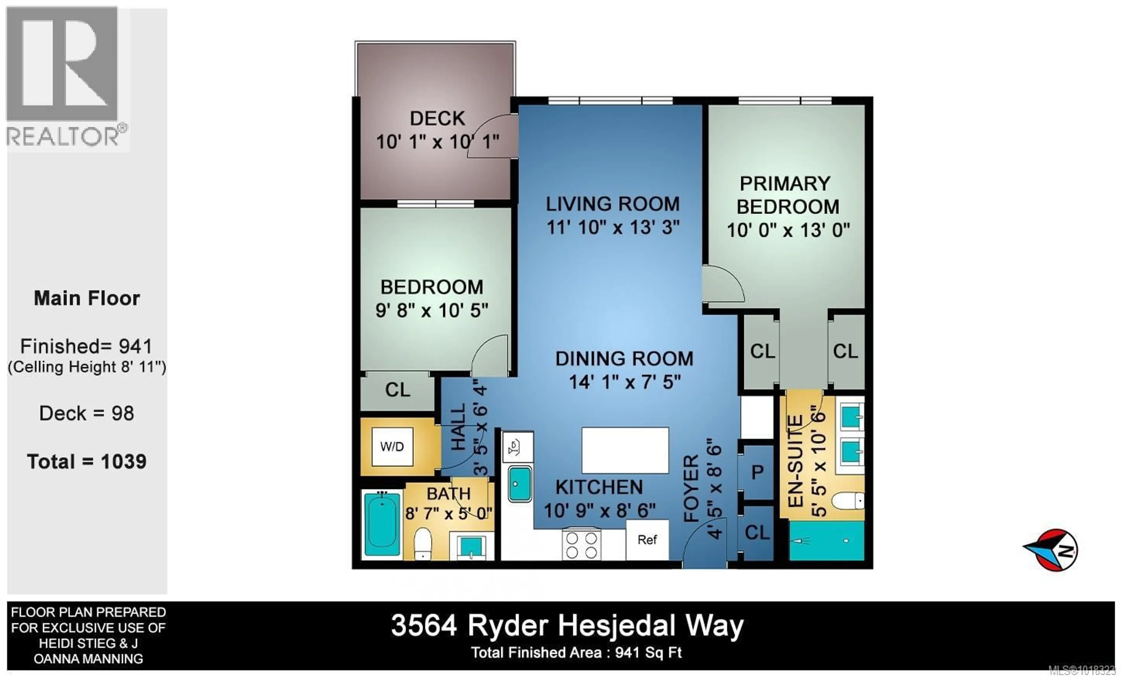 Floor plan for 411 - 3564A RYDER HESJEDAL WAY, Colwood British Columbia V9C0V3