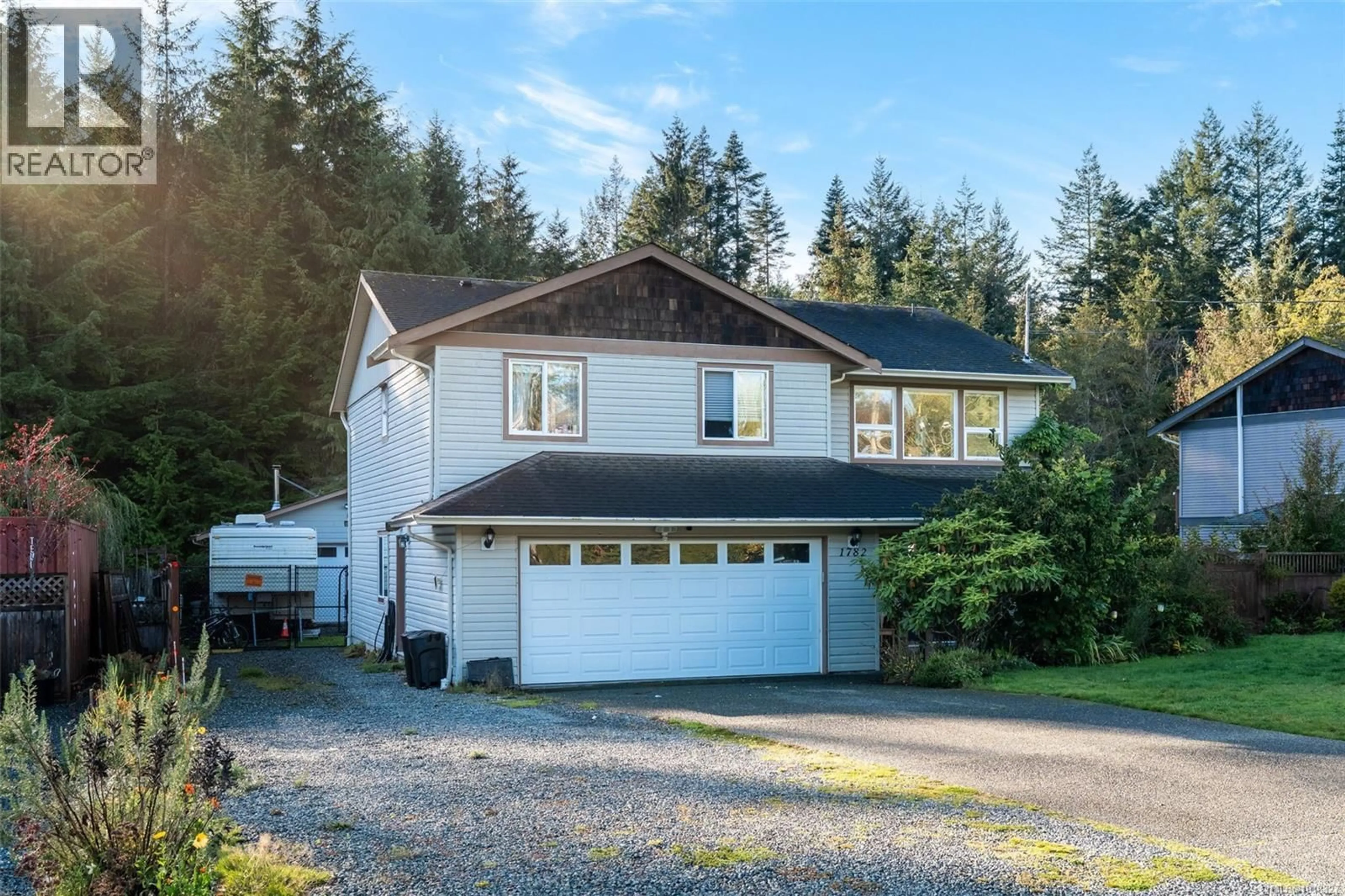 Home with vinyl exterior material, street for 1782 MARATHON LANE, Sooke British Columbia V9Z0S5