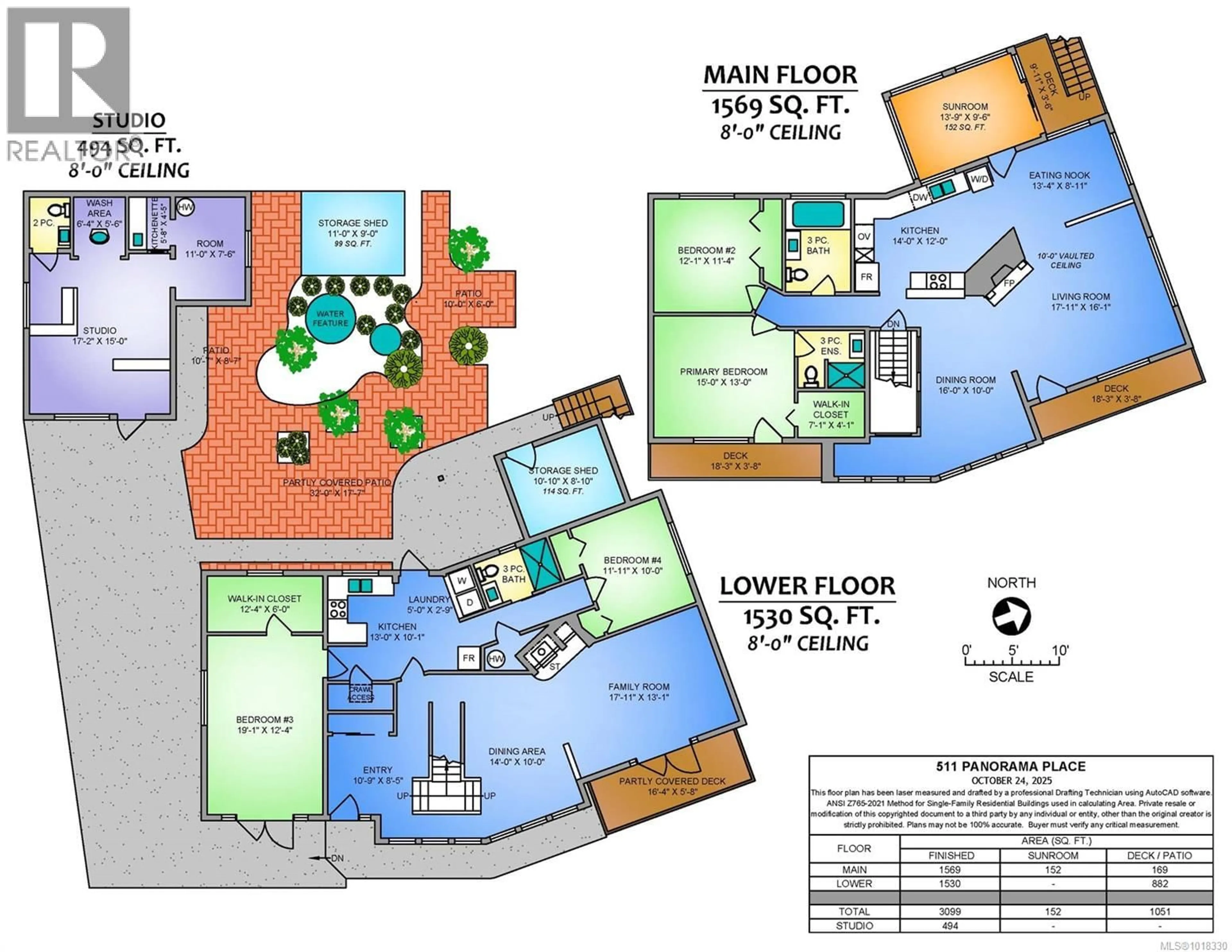 Floor plan for 511 PANORAMA PLACE, Parksville British Columbia V9P1A4