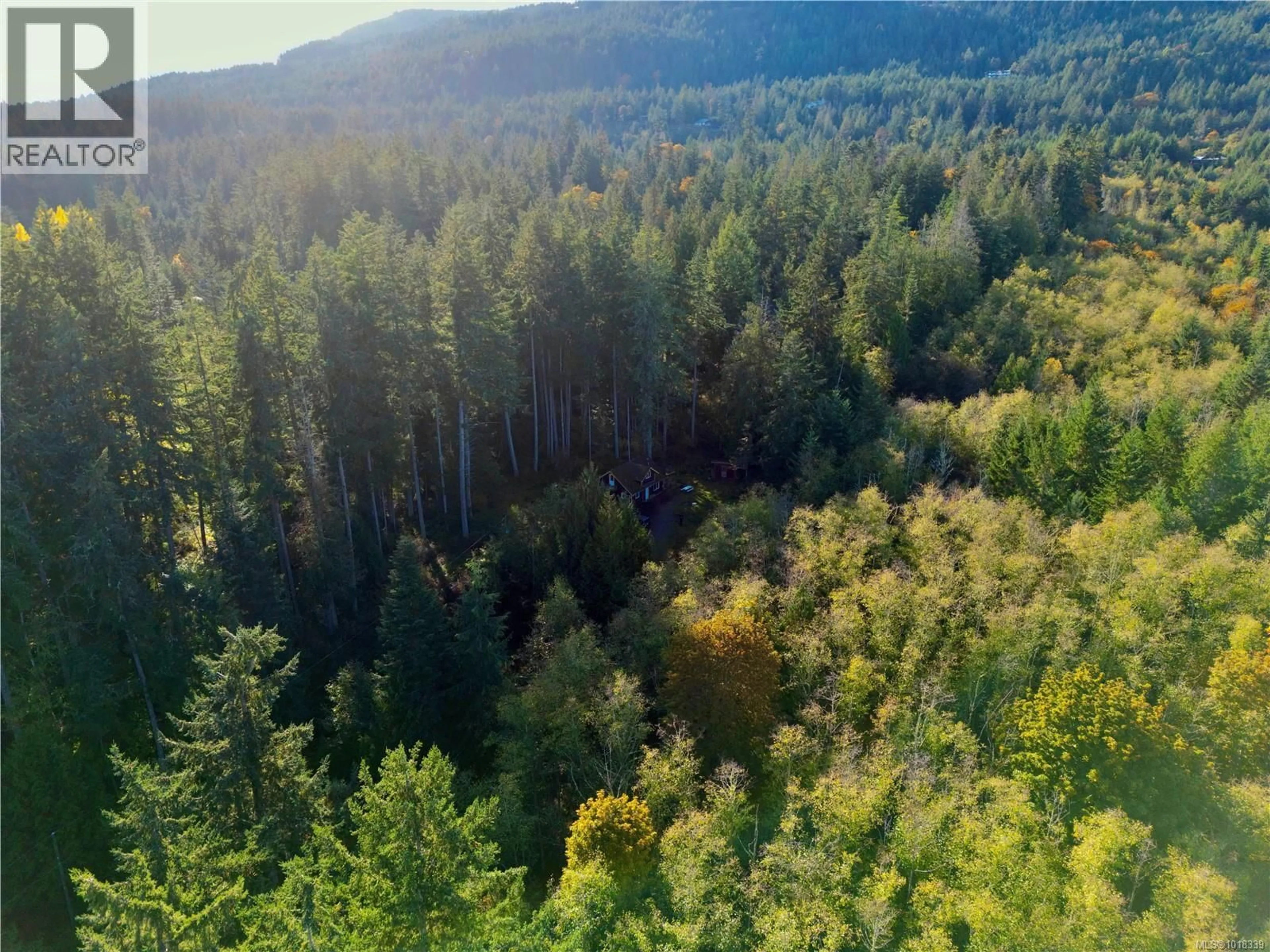 A pic from outside/outdoor area/front of a property/back of a property/a pic from drone, forest/trees view for 148 MEADOW DRIVE, Salt Spring British Columbia V8K1T9