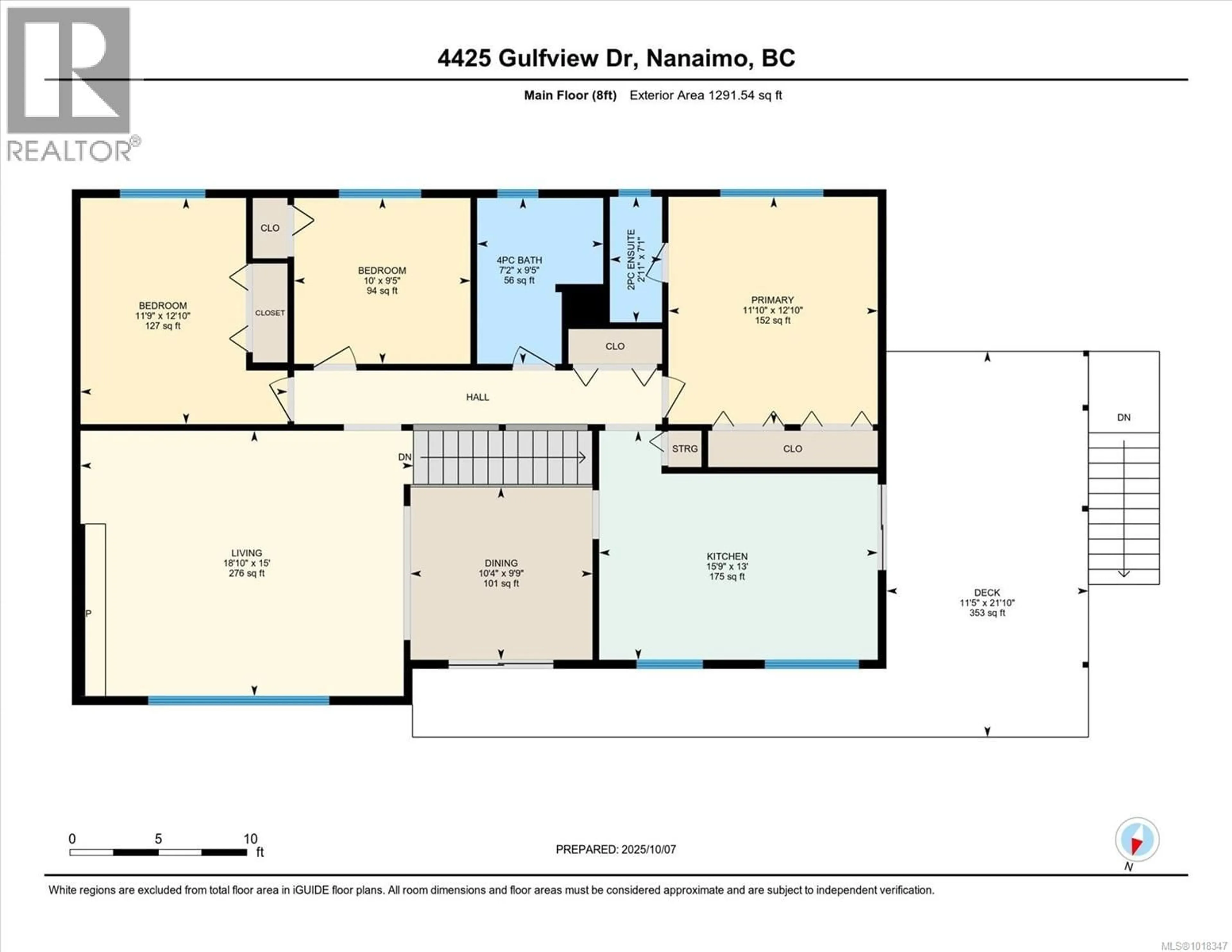 Floor plan for 4425 GULFVIEW DRIVE, Nanaimo British Columbia V9T5V7