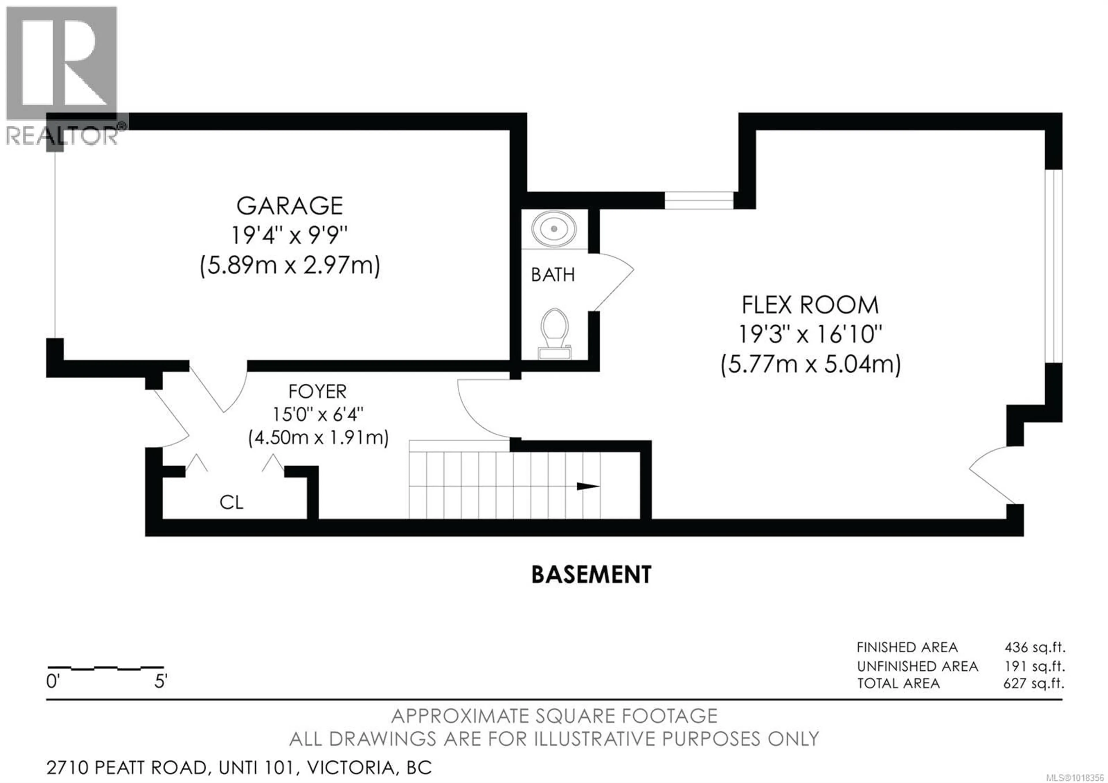 Floor plan for 101 - 2710 PEATT ROAD, Langford British Columbia V9B3V3