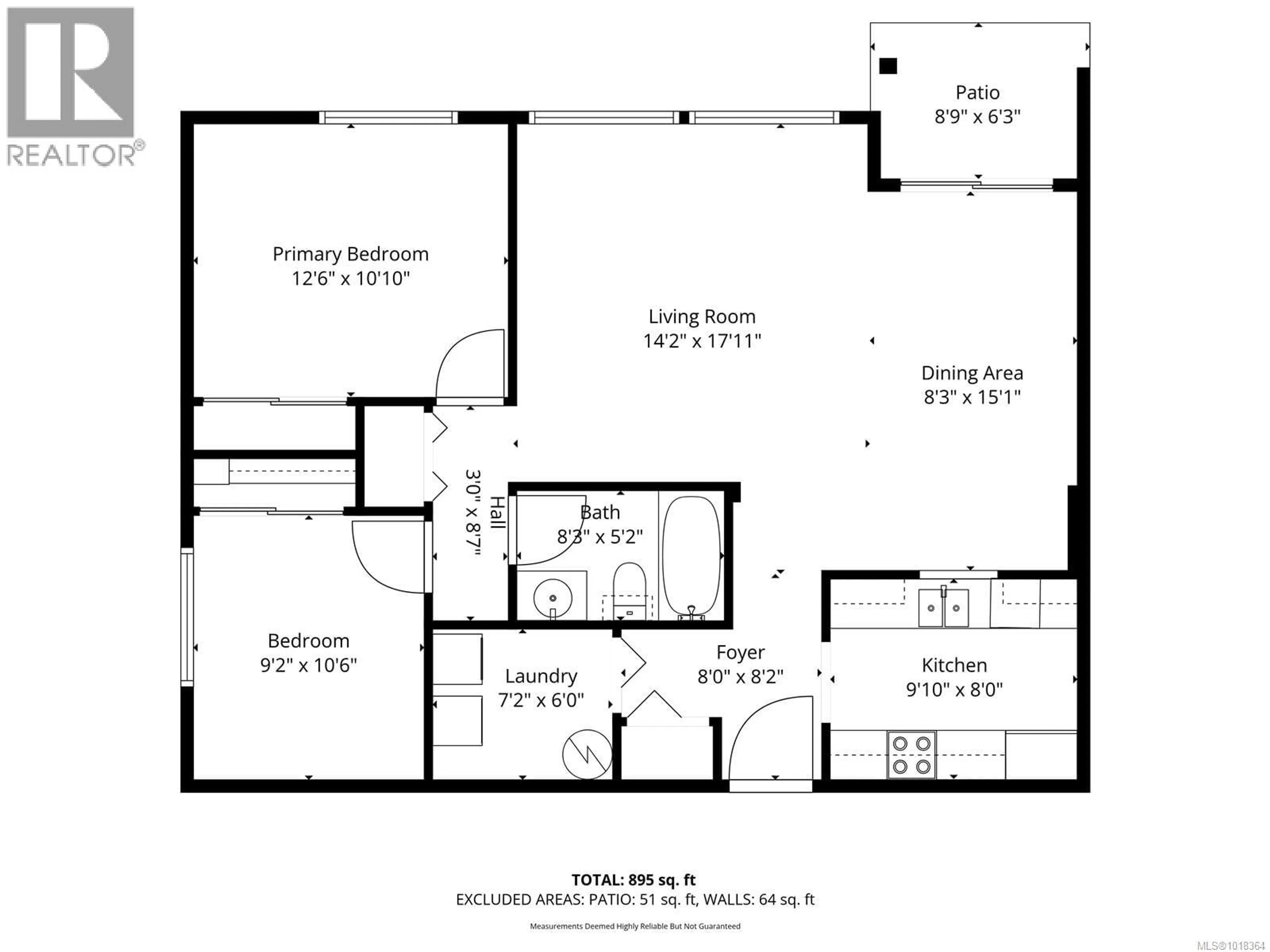 Floor plan for 109 - 3226 COWICHAN LAKE ROAD, Duncan British Columbia V9L4B9