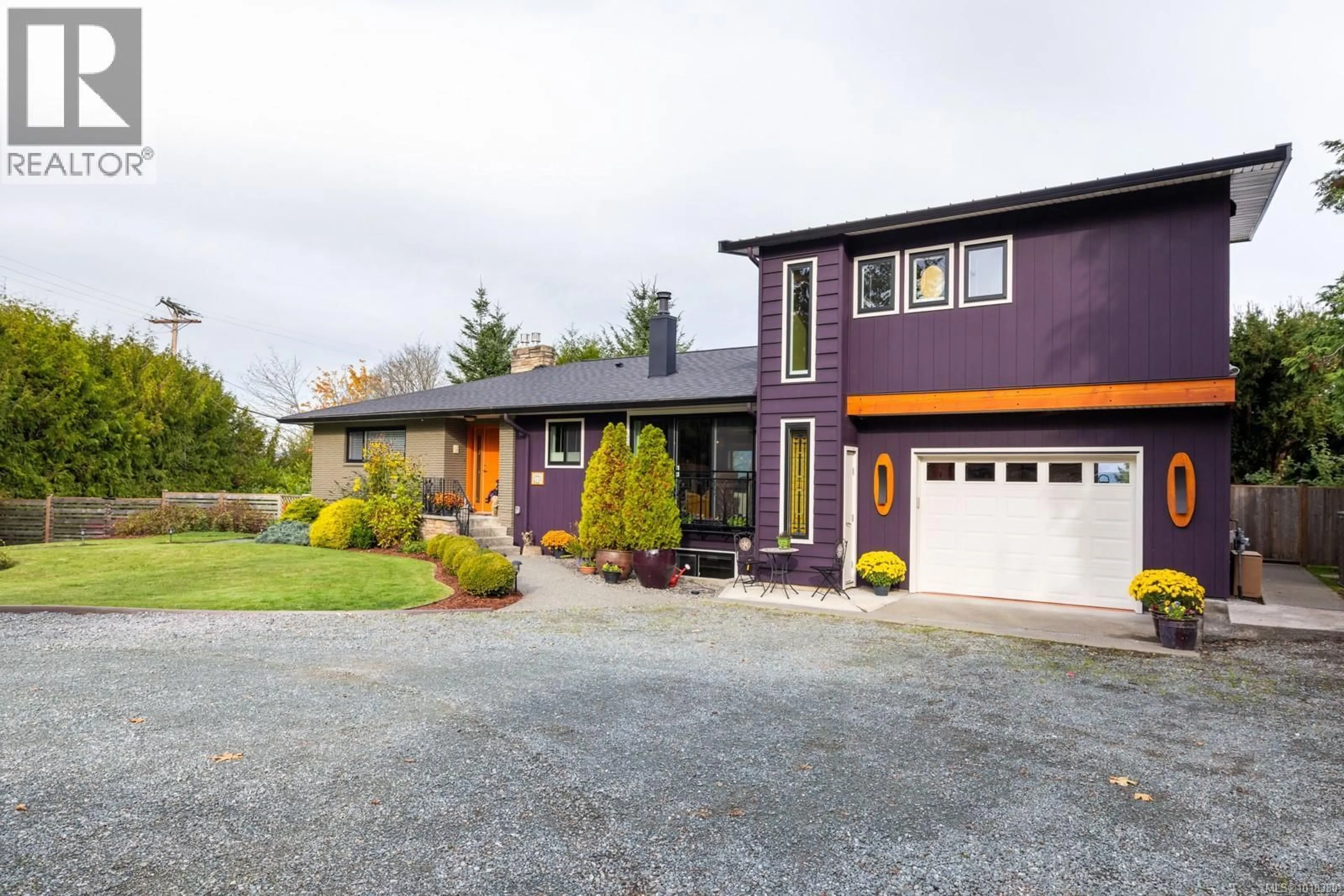 Home with vinyl exterior material, street for 1770 WILMOT ROAD, Cowichan Bay British Columbia V0R1N1