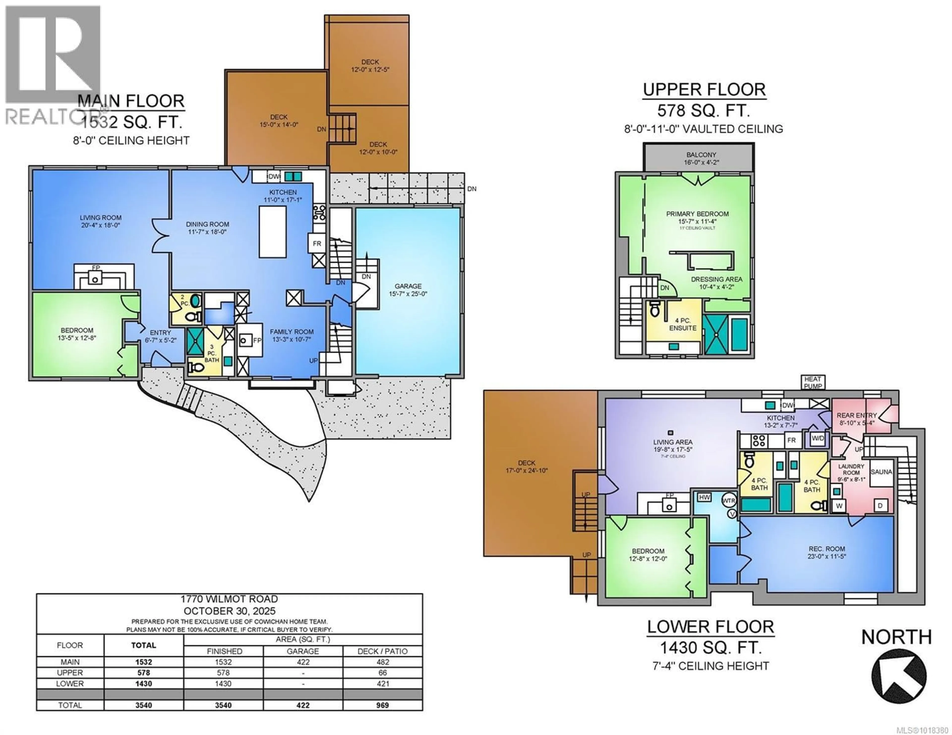 Floor plan for 1770 WILMOT ROAD, Cowichan Bay British Columbia V0R1N1