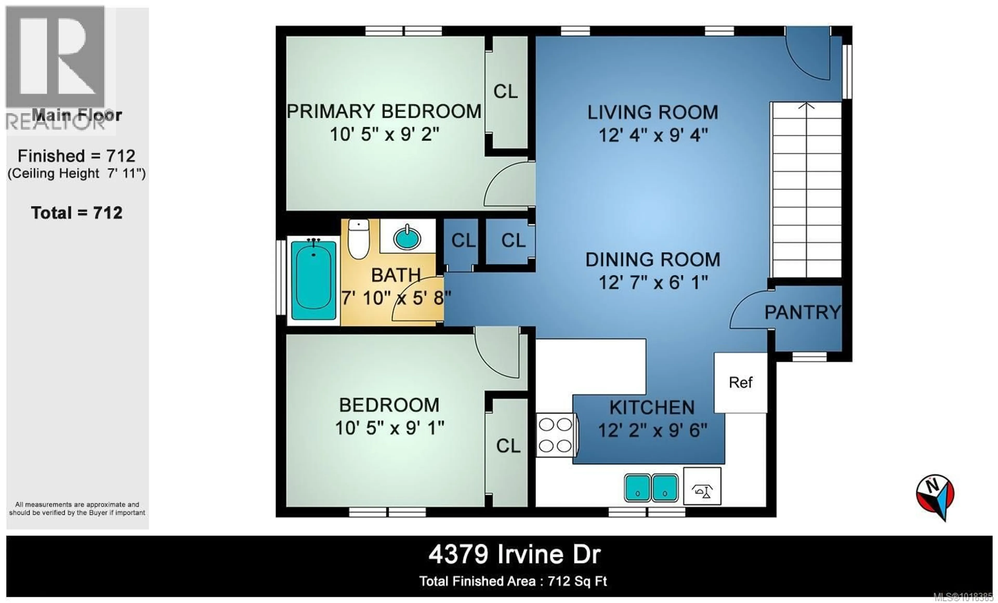 Floor plan for 4379 IRVINE DRIVE, Duncan British Columbia V9L6G5