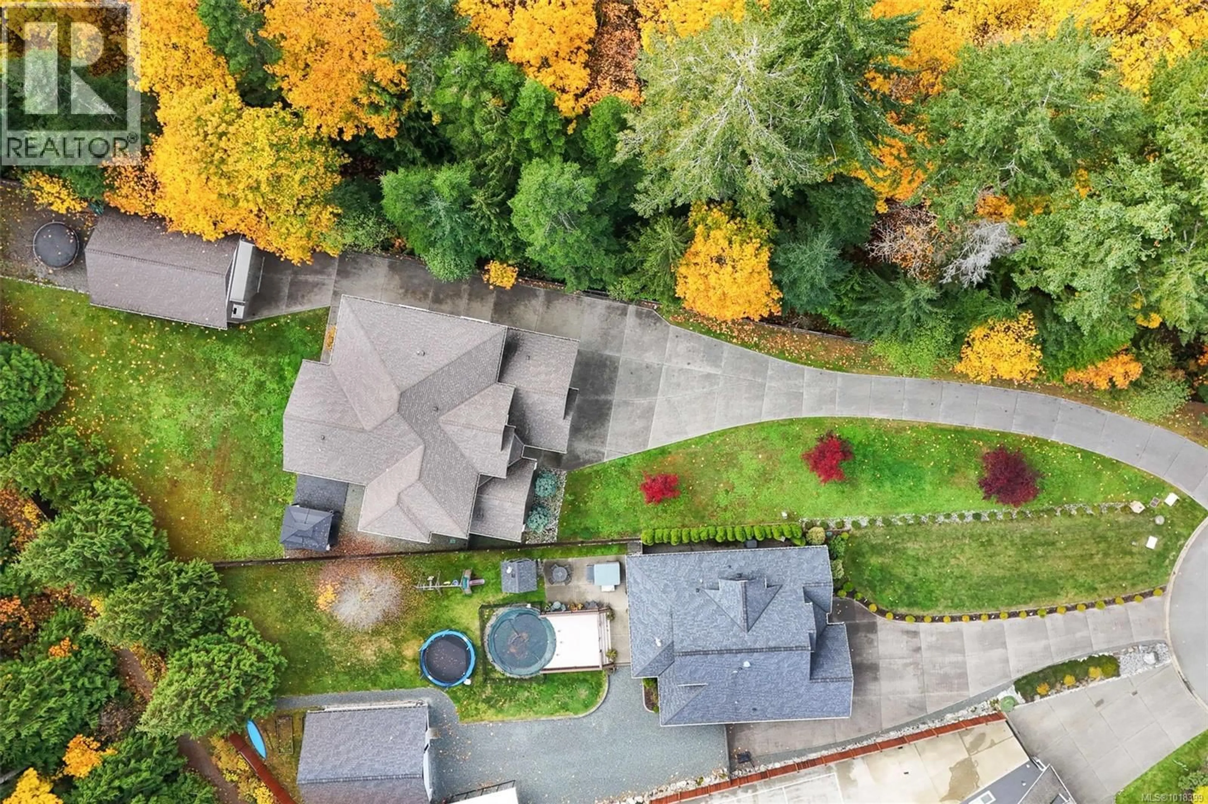 A pic from outside/outdoor area/front of a property/back of a property/a pic from drone, street for 3454 WATERFERN DRIVE, Port Alberni British Columbia V9Y0A4