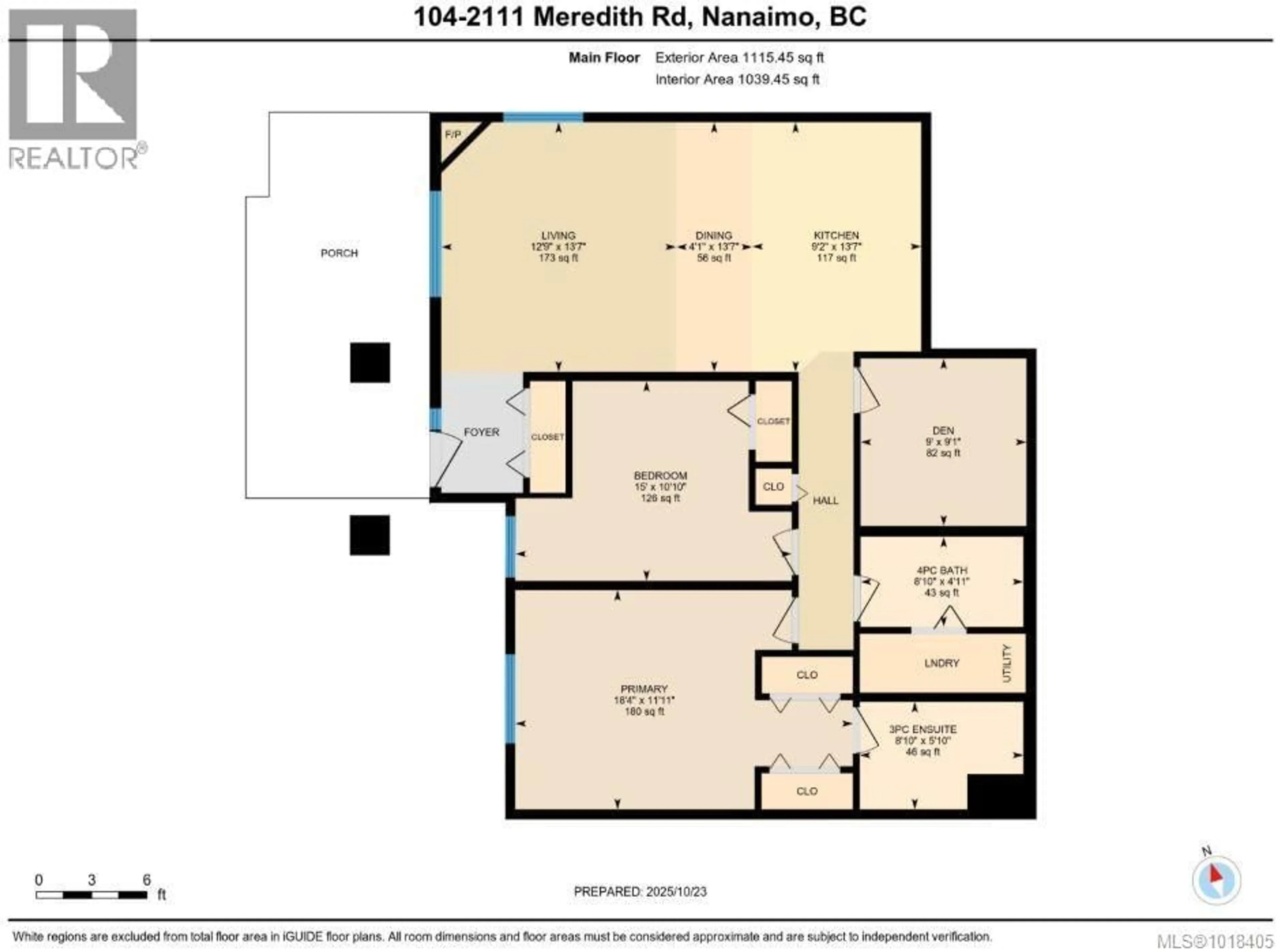 Floor plan for 104 - 2111 MEREDITH ROAD, Nanaimo British Columbia V9S2N2