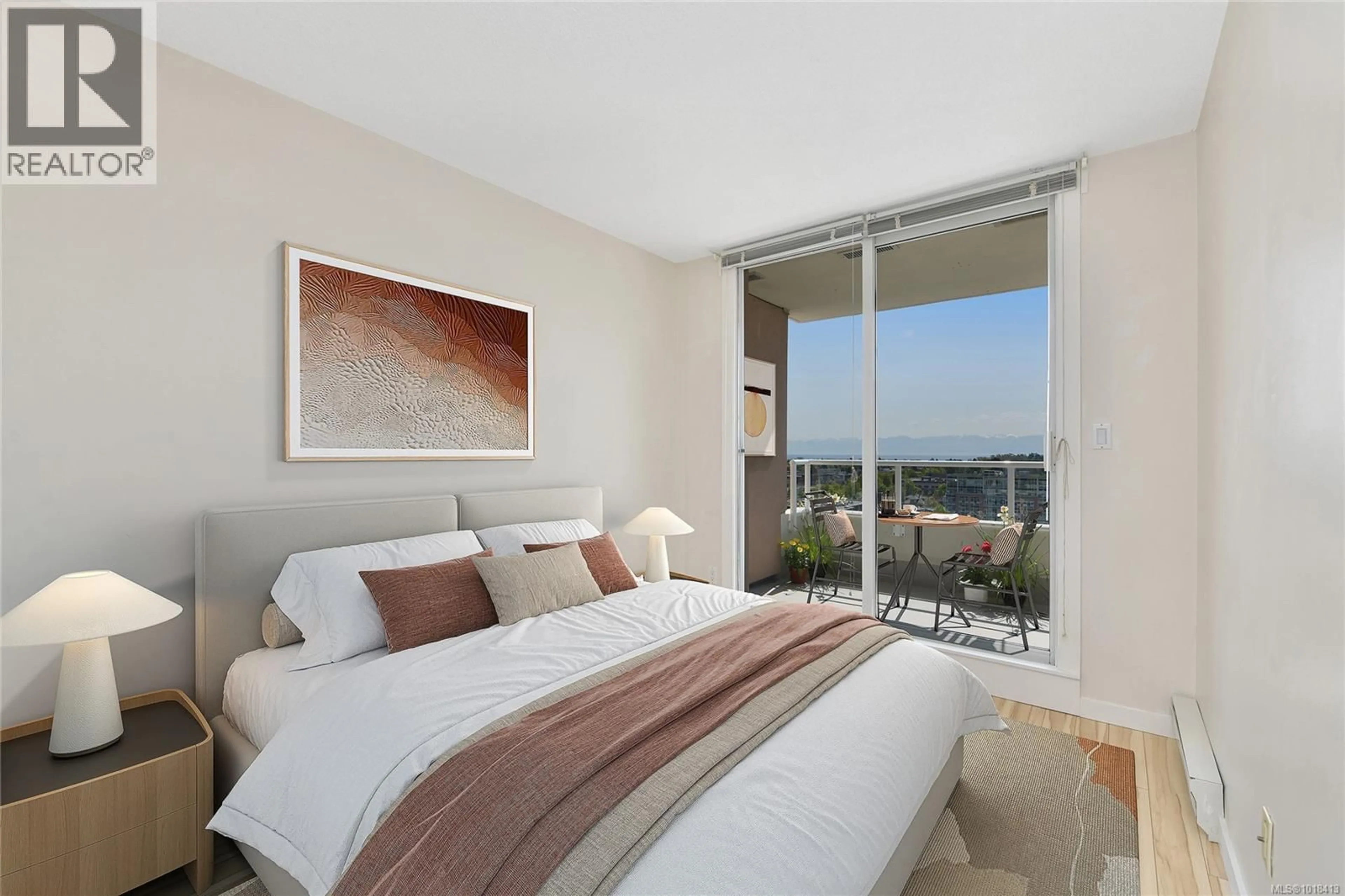 Bedroom with bed, unknown for 1208 - 930 YATES STREET, Victoria British Columbia V8V4Z3