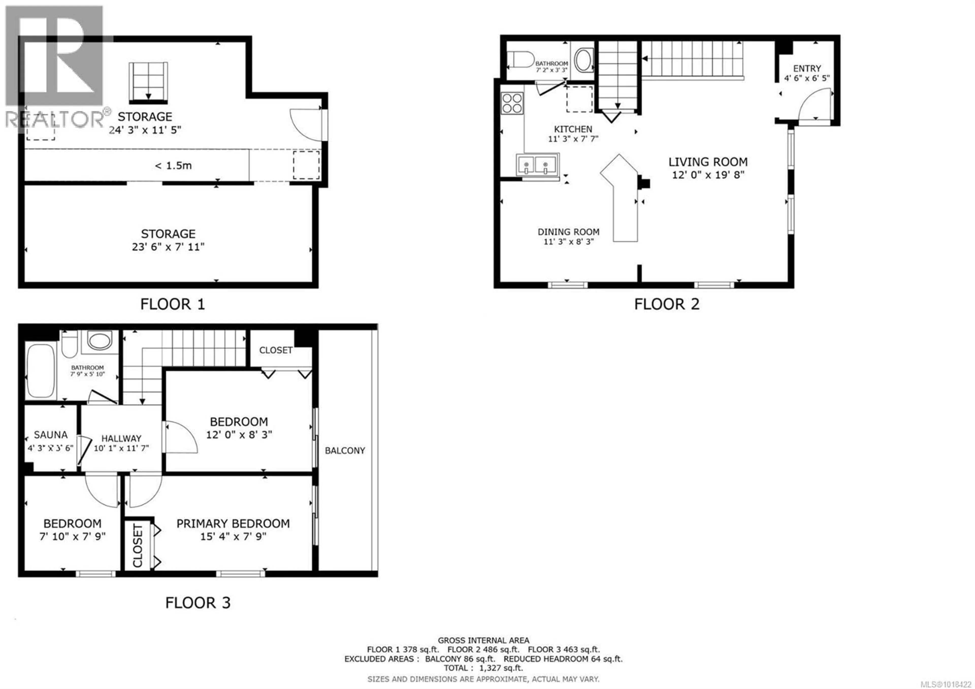 Floor plan for 1 - 1084 WASHINGTON WAY, Courtenay British Columbia V9J1L0