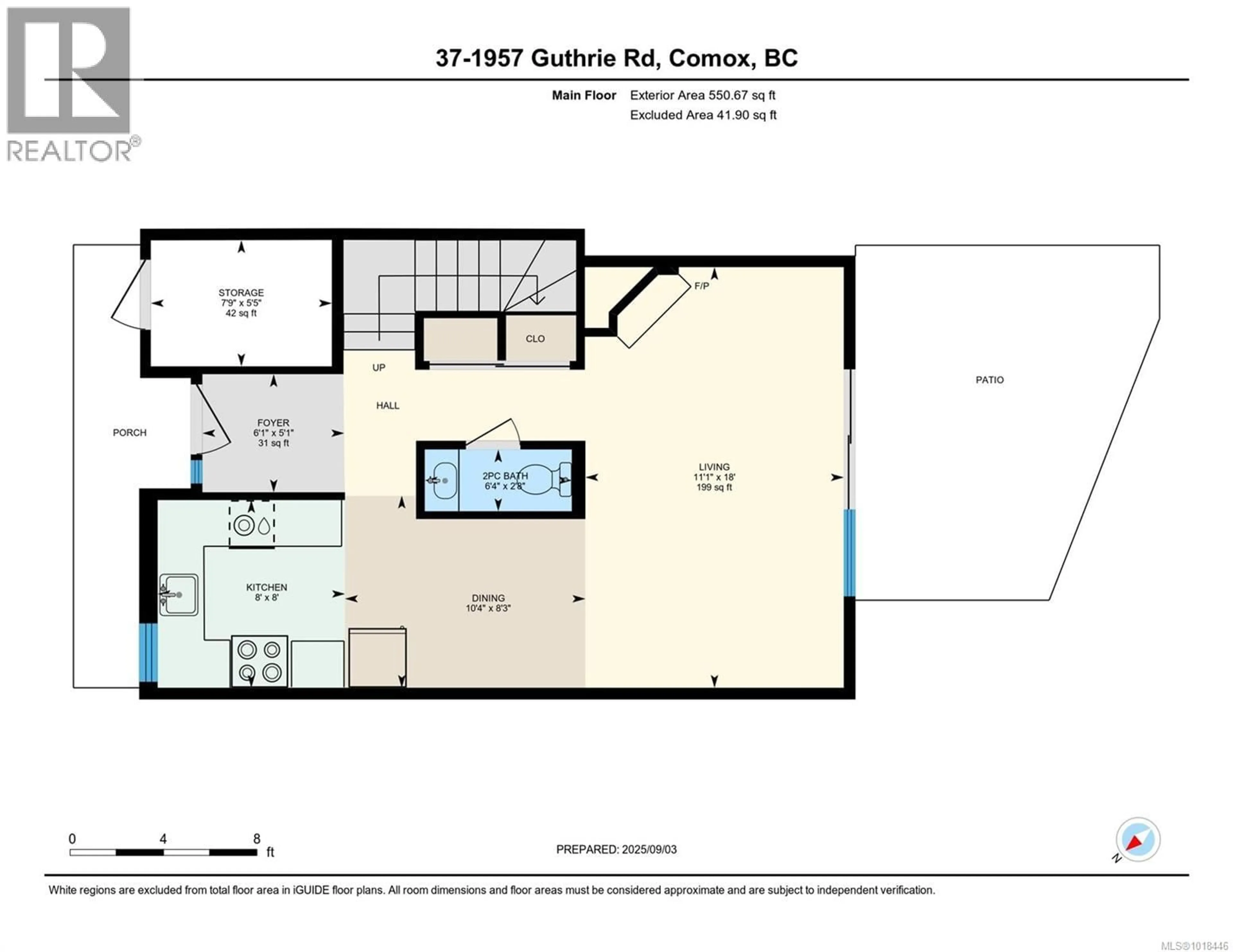 Floor plan for 37 - 1957 GUTHRIE ROAD, Comox British Columbia V9M2J2