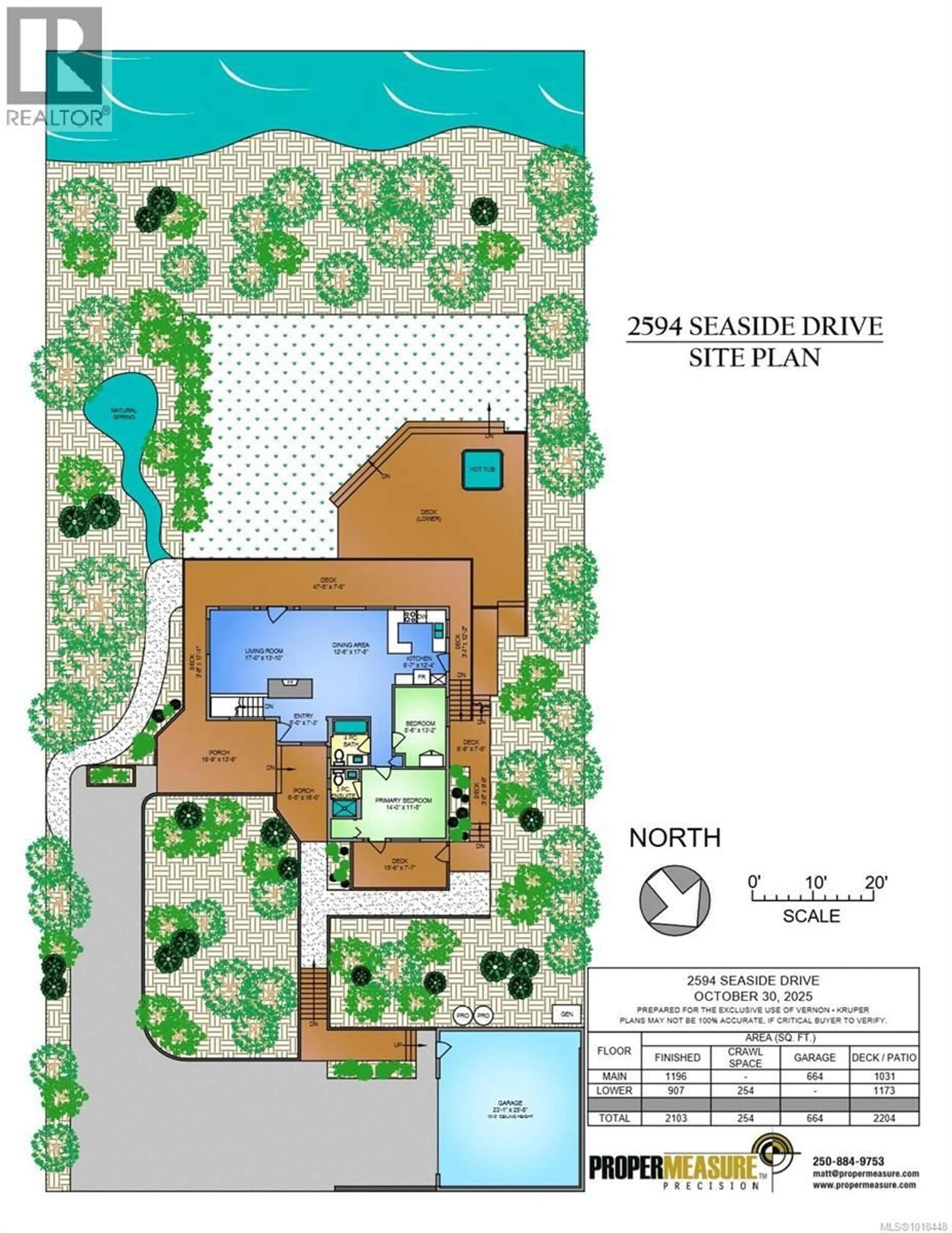 Floor plan for 2594 SEASIDE DRIVE, Sooke British Columbia V9Z1G7