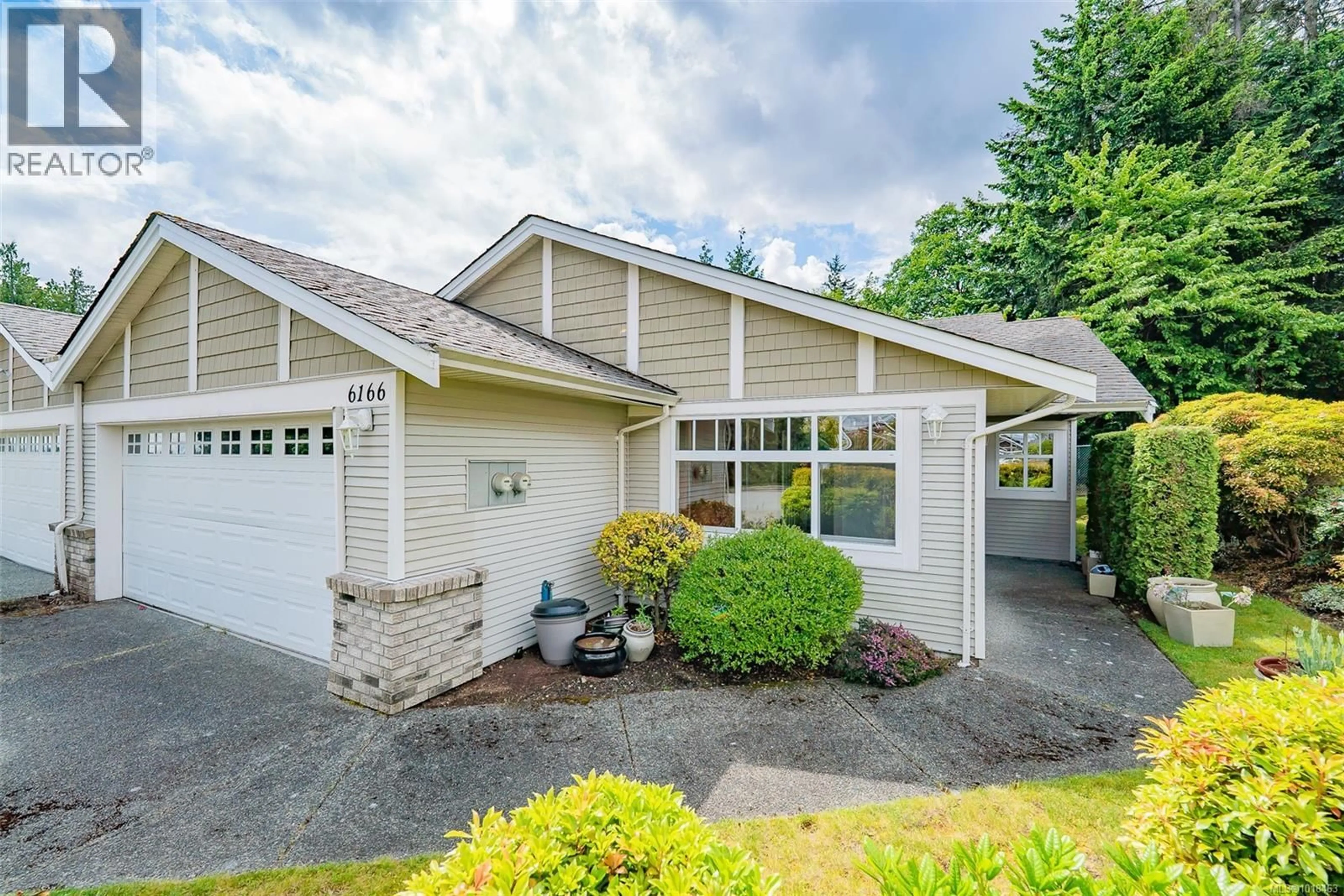 Home with vinyl exterior material, street for 6166 DELRAY PLACE, Nanaimo British Columbia V9V1V1