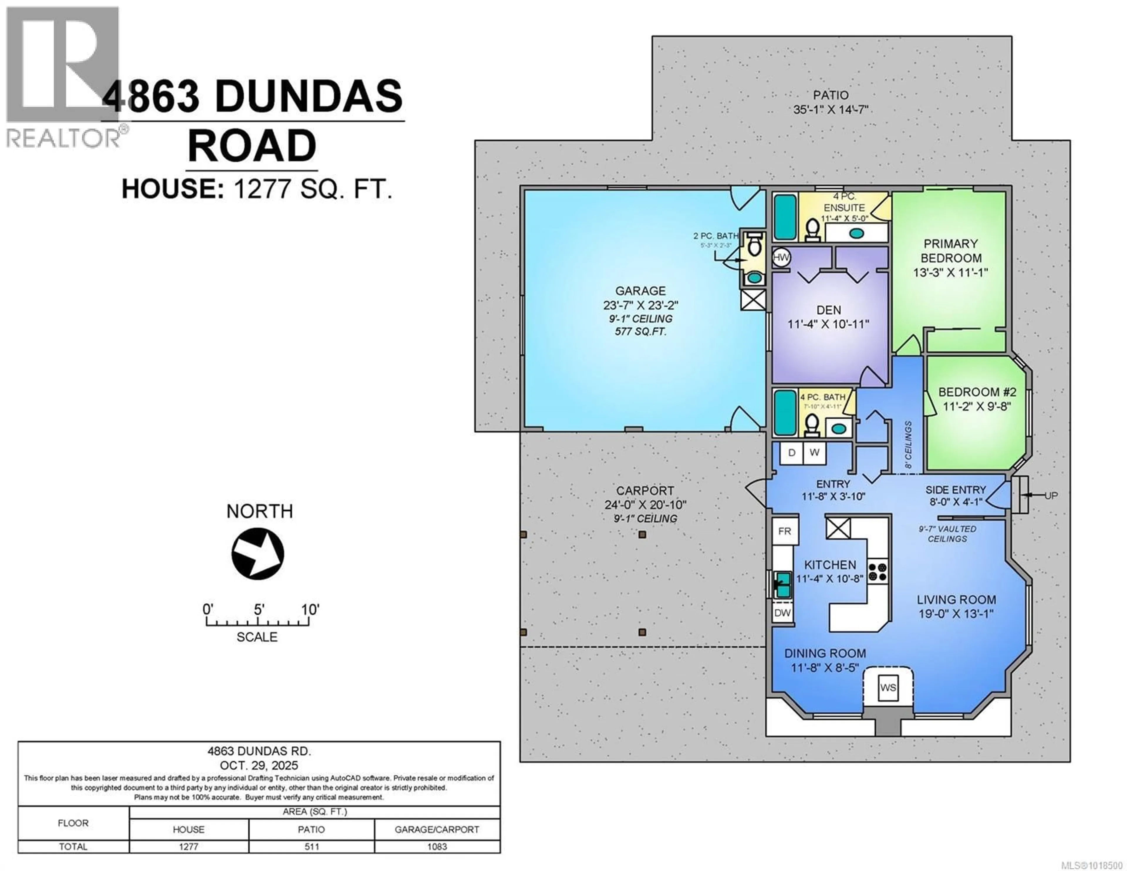 Floor plan for 4863 DUNDAS ROAD, Courtenay British Columbia V9N5Y2