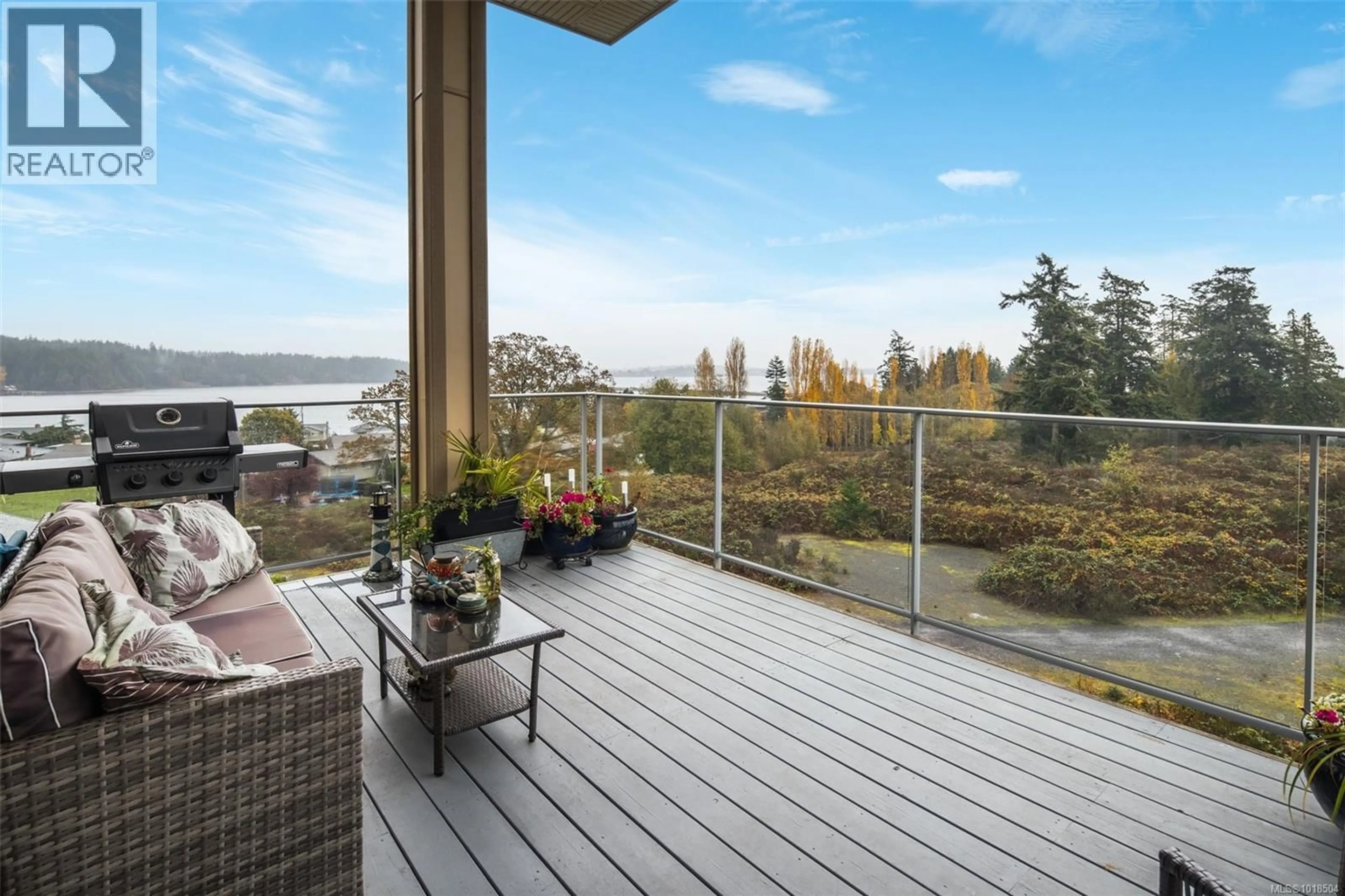 Patio, water/lake/river/ocean view for 403 - 3223 SELLECK WAY, Colwood British Columbia V9C0E7