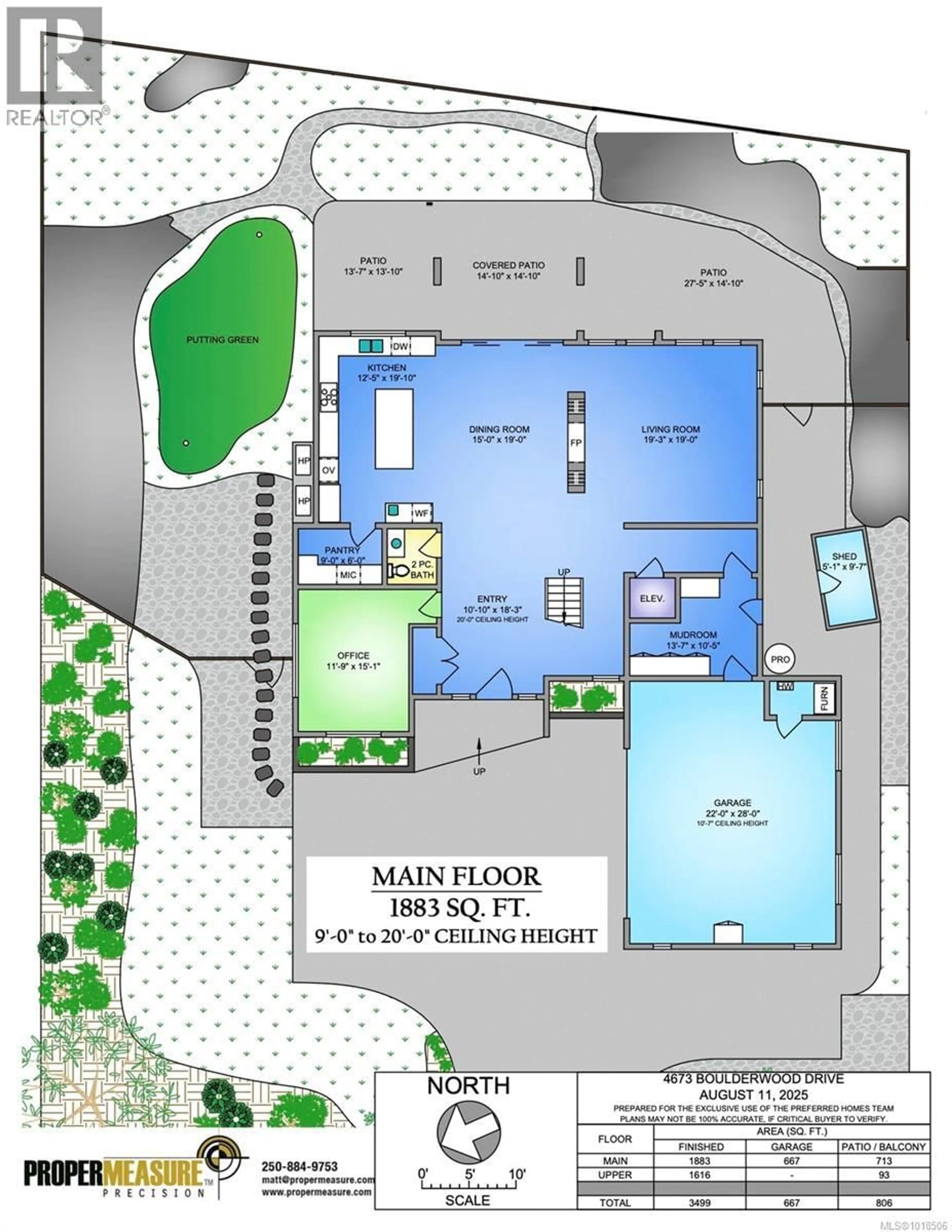 Floor plan for 4673 BOULDERWOOD DRIVE, Saanich British Columbia V8Y2P8