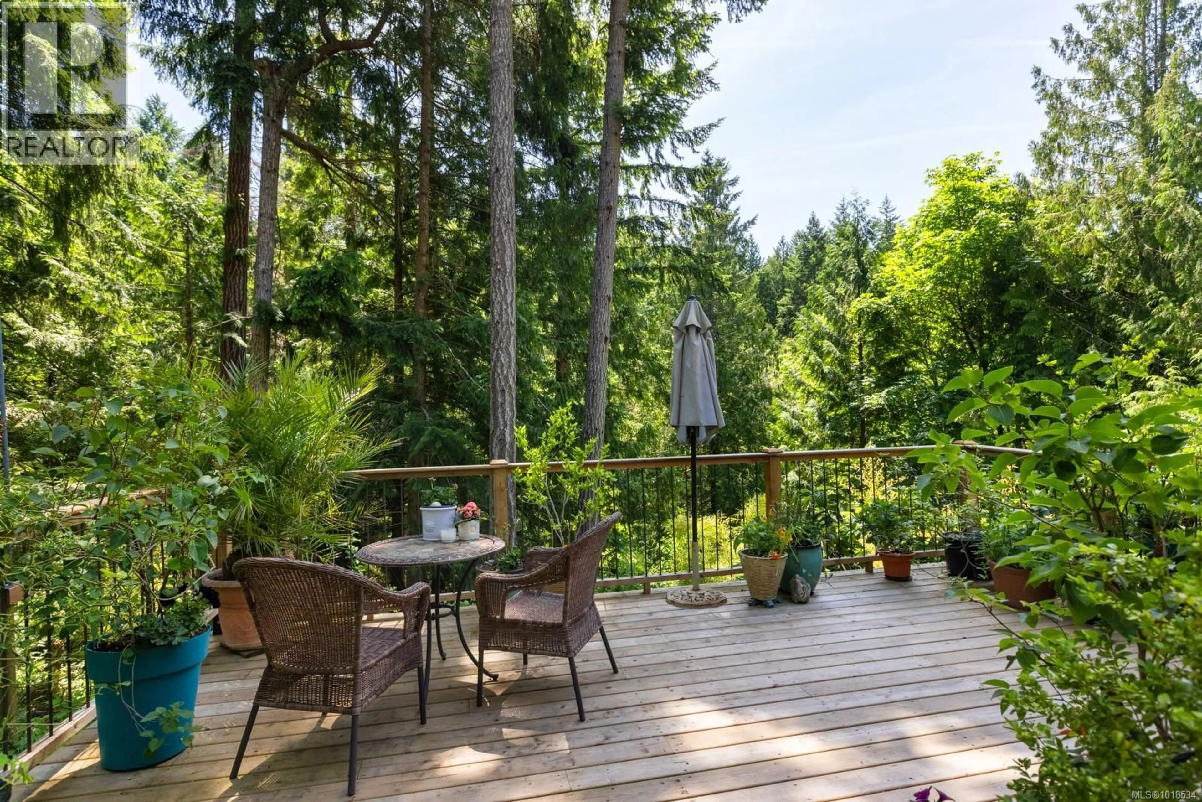 Patio, forest/trees view for 2470 NORTH END ROAD, Salt Spring British Columbia V8K1A9