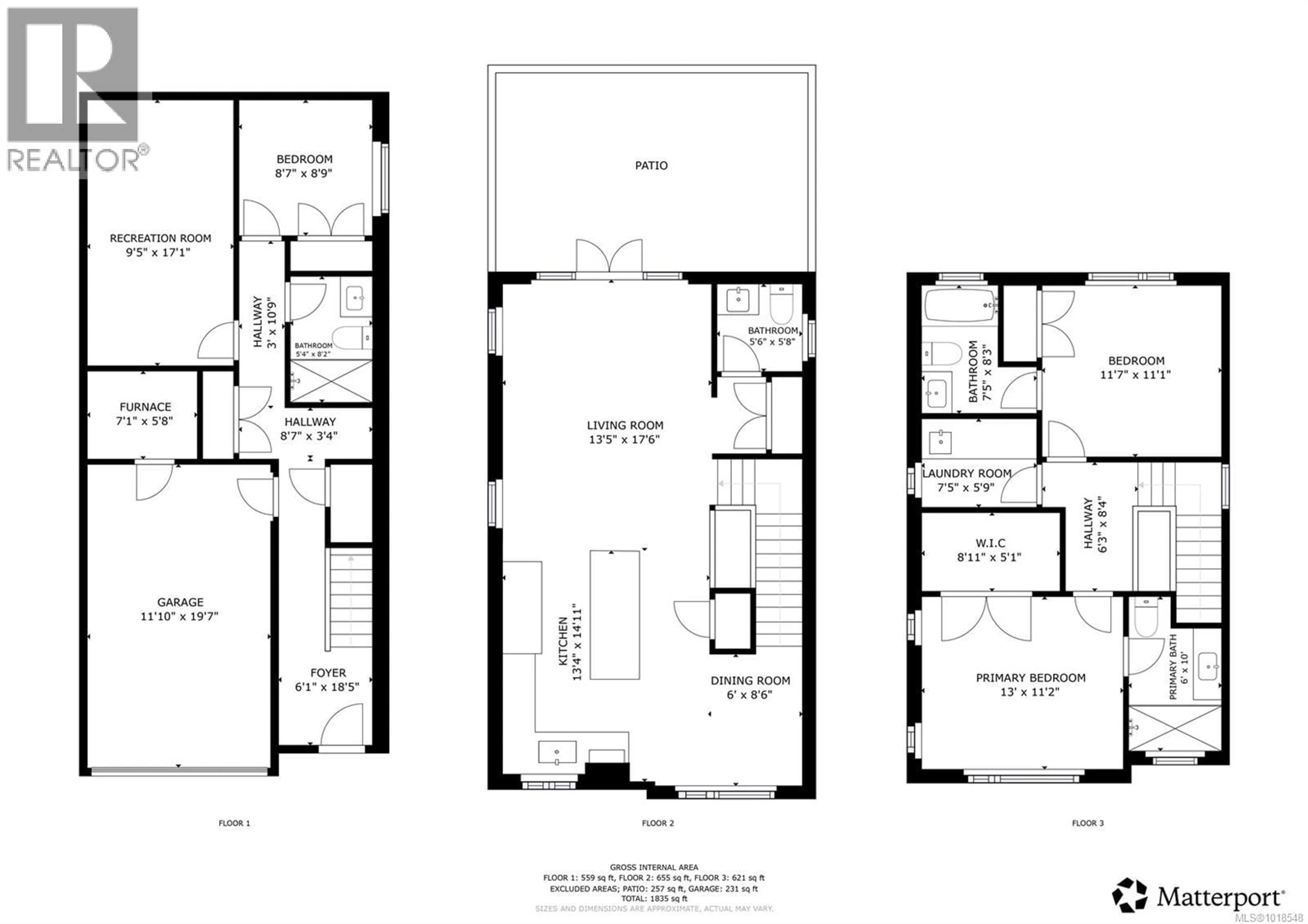 Floor plan for 1342 WOOD STREET, Esquimalt British Columbia V9A5E1