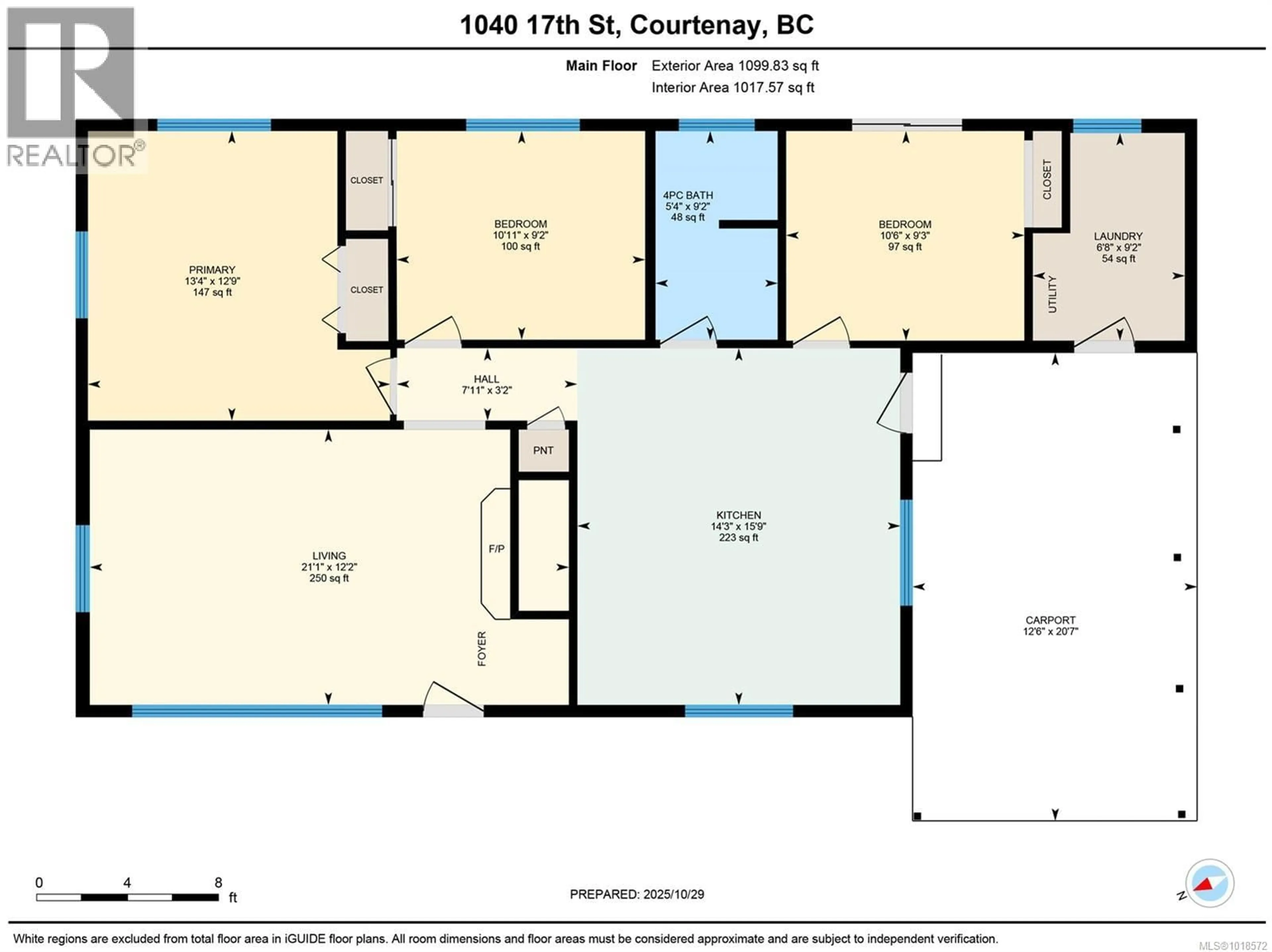 Floor plan for 1040 17TH STREET, Courtenay British Columbia V9N1Z5