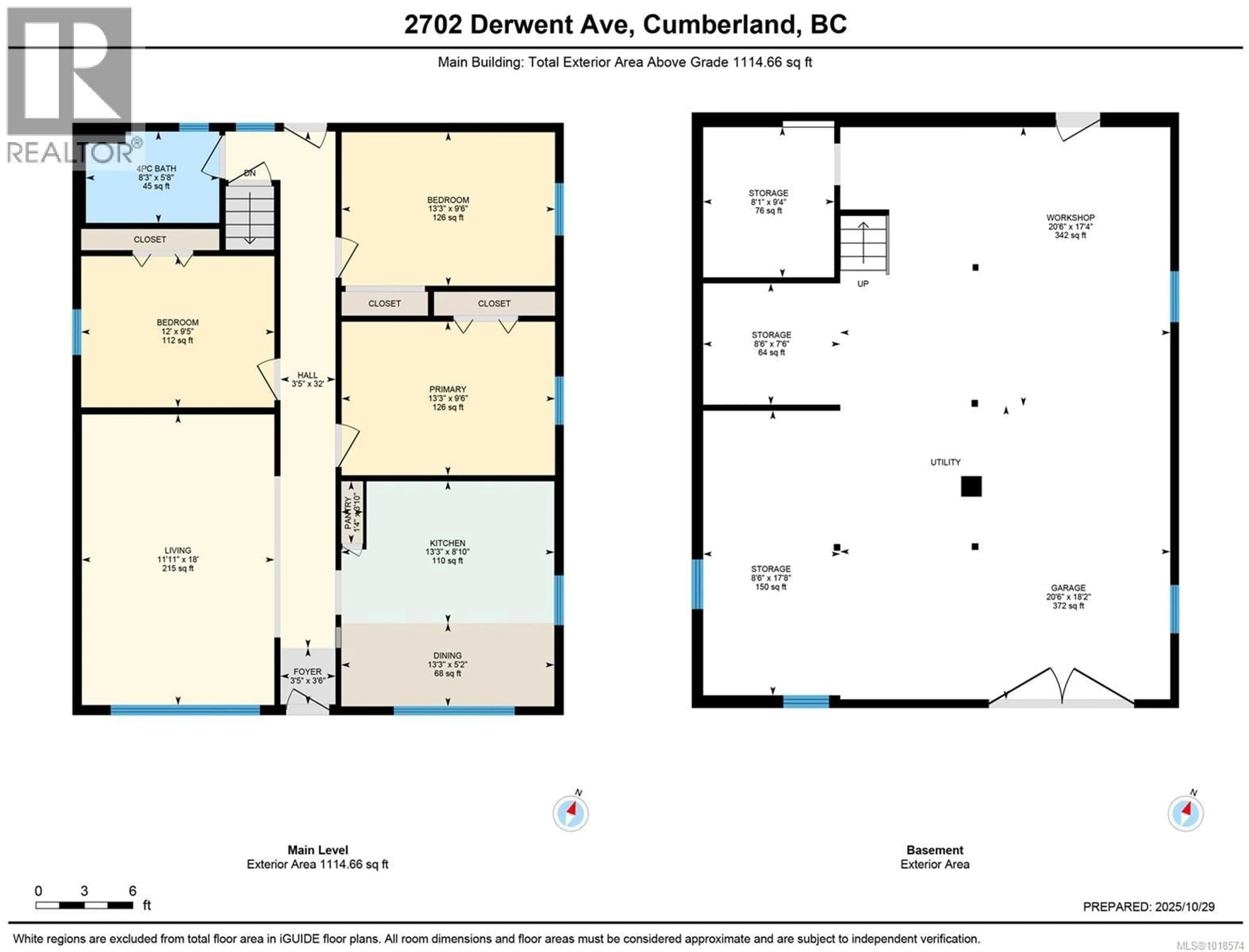 Floor plan for 2702 DERWENT AVENUE, Cumberland British Columbia V0R1S0