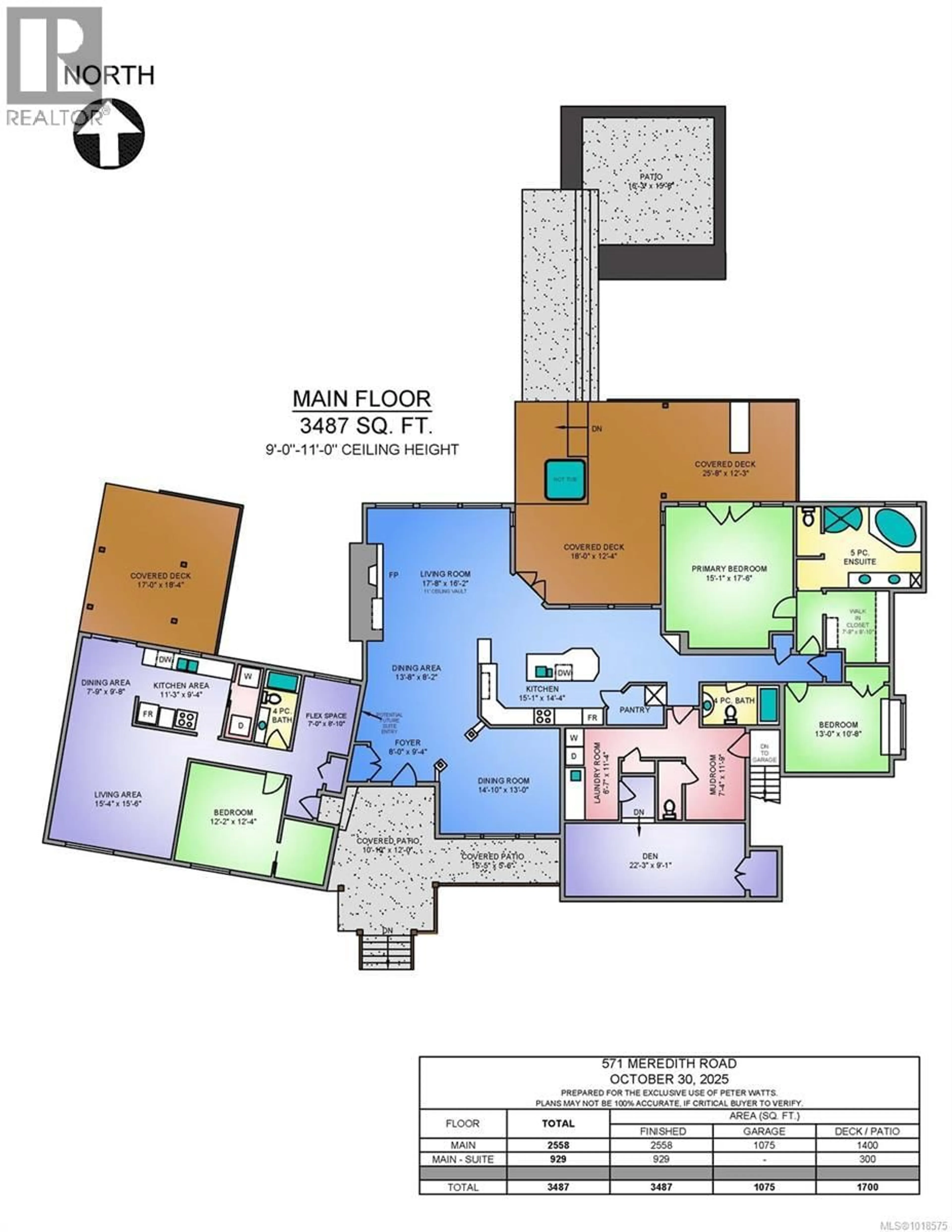 Floor plan for 571 MEREDITH ROAD, Mill Bay British Columbia V8H1E7