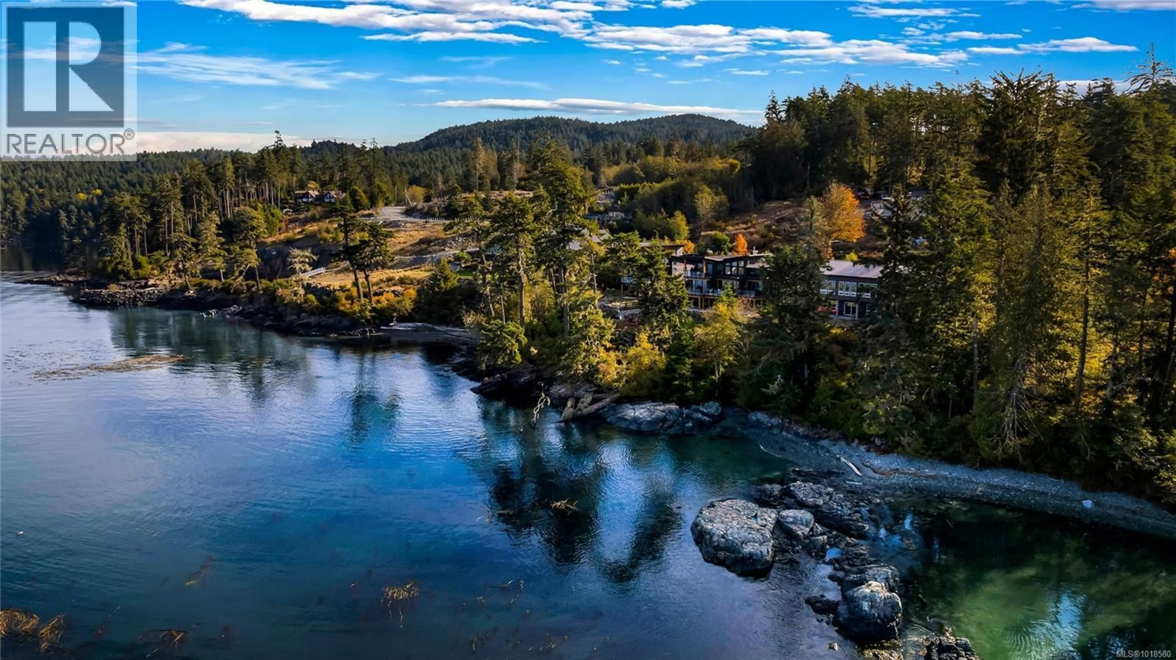 A pic from outside/outdoor area/front of a property/back of a property/a pic from drone, water/lake/river/ocean view for 7210 SEA CLIFF ROAD, Sooke British Columbia V9Z1A8