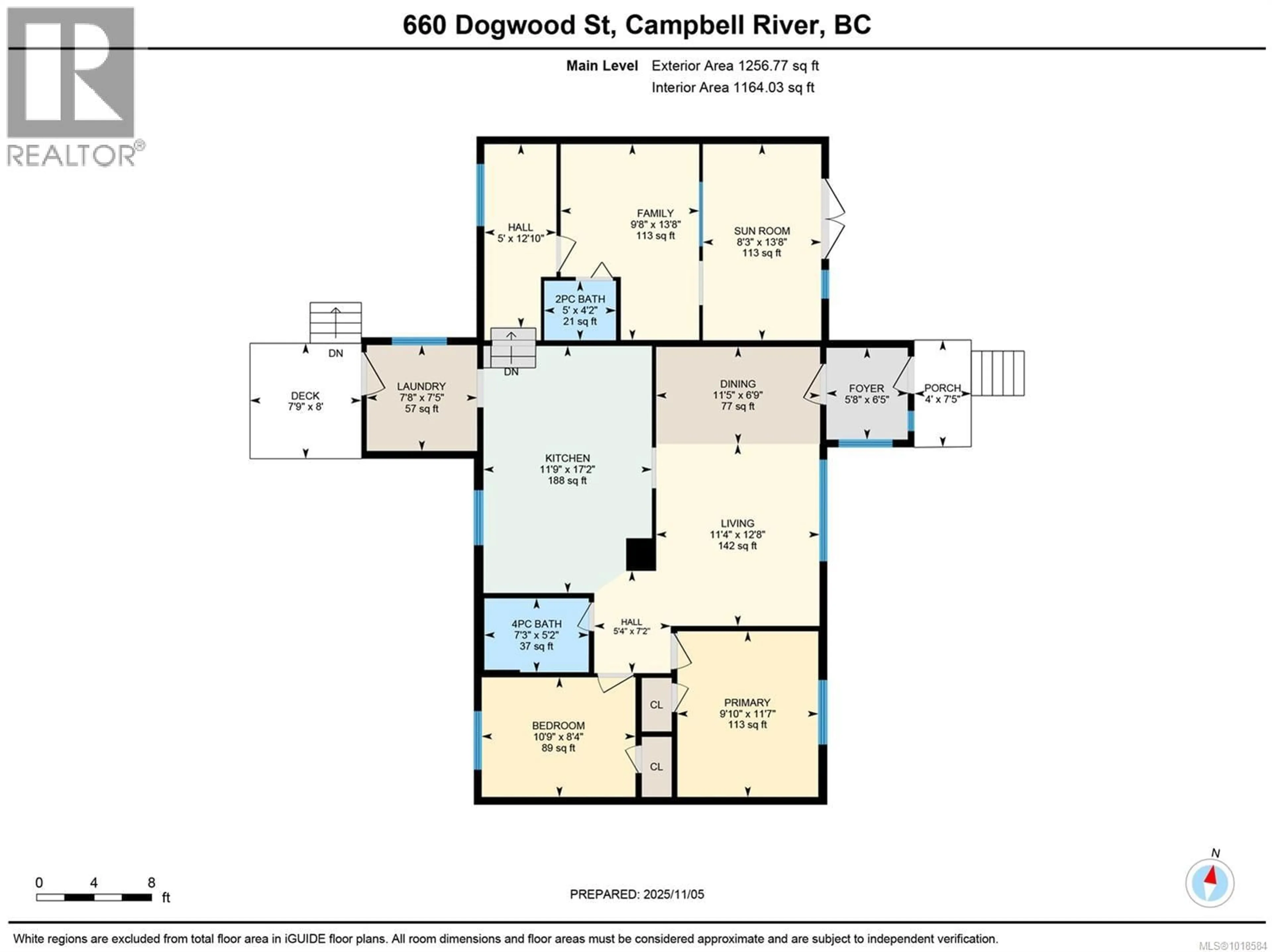 Floor plan for 660 DOGWOOD STREET, Campbell River British Columbia V9W2Y7