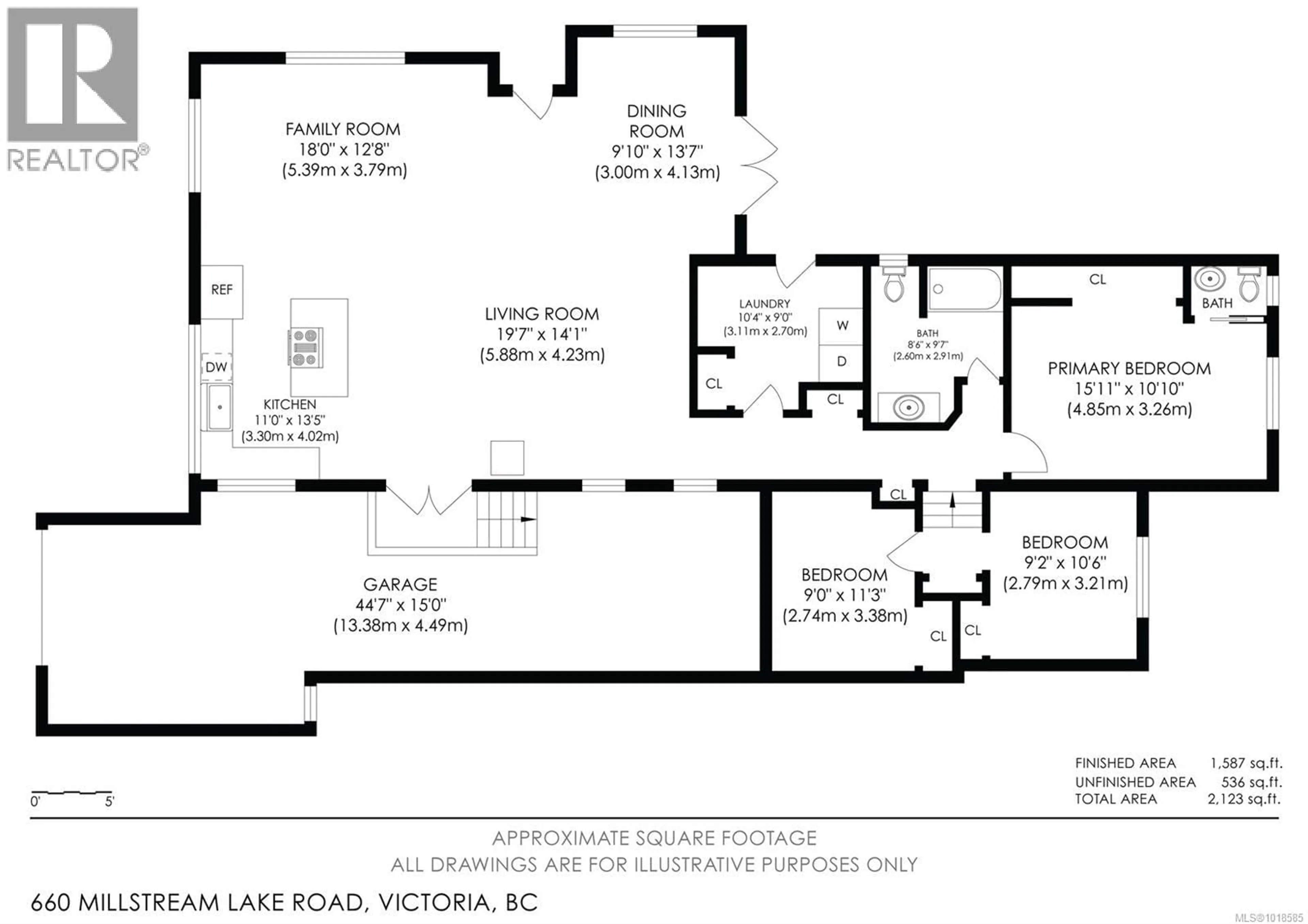 Floor plan for 660 MILLSTREAM LAKE ROAD, Highlands British Columbia V9B6E9