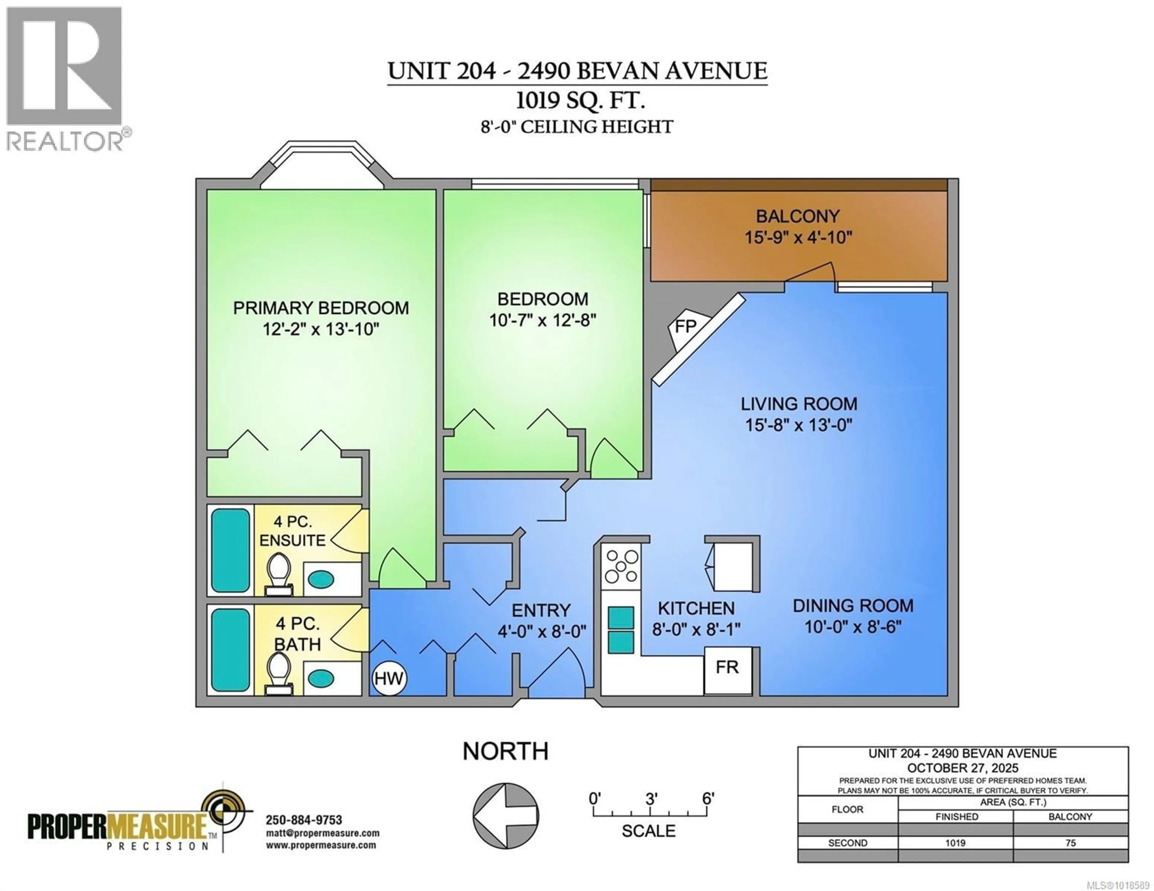 Floor plan for 204 - 2490 BEVAN AVENUE, Sidney British Columbia V8L5C6