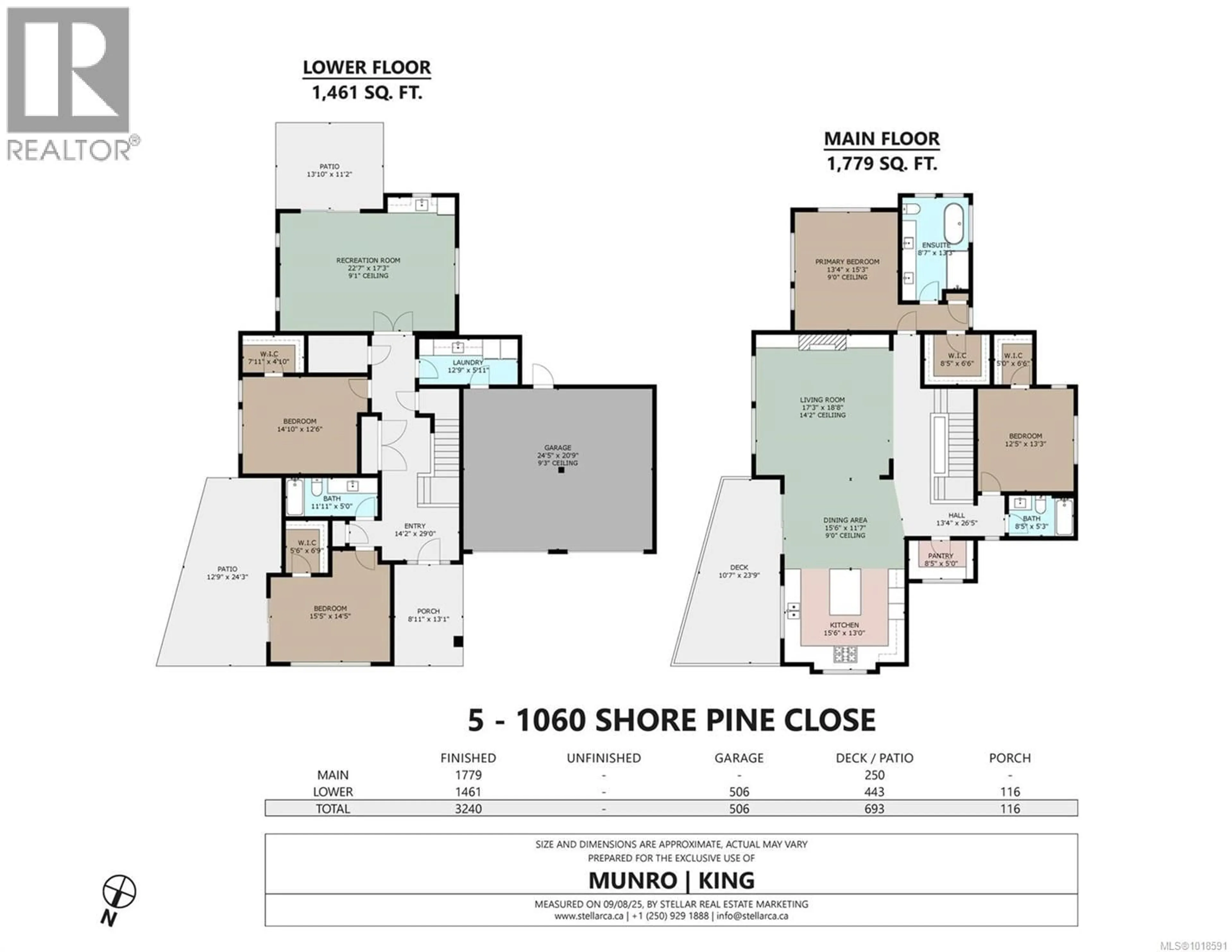 Floor plan for 5 - 1060 SHORE PINE CLOSE, Duncan British Columbia V9L0C4