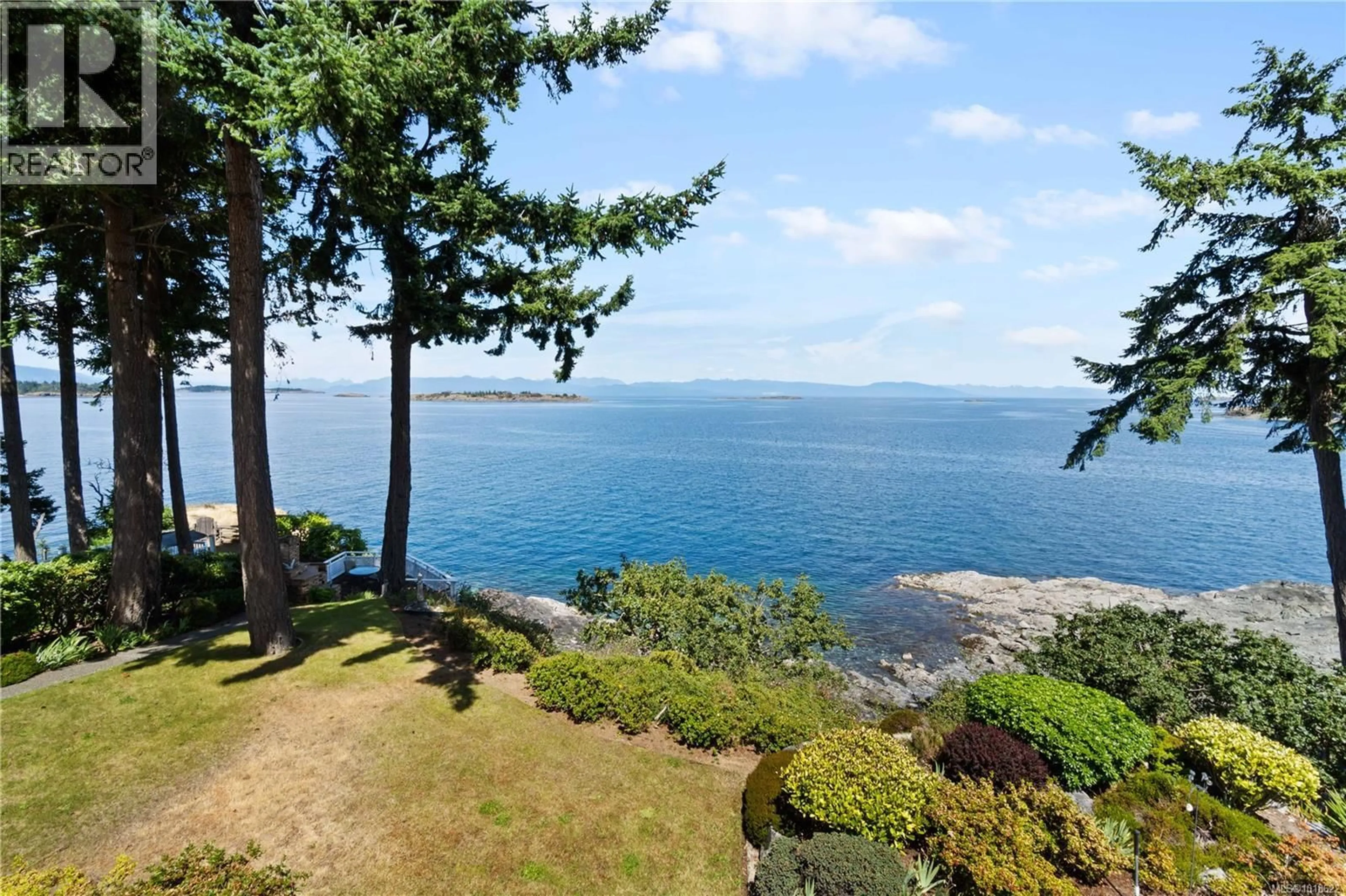 A pic from outside/outdoor area/front of a property/back of a property/a pic from drone, water/lake/river/ocean view for 3049 DOLPHIN DRIVE, Nanoose Bay British Columbia V9P9J3
