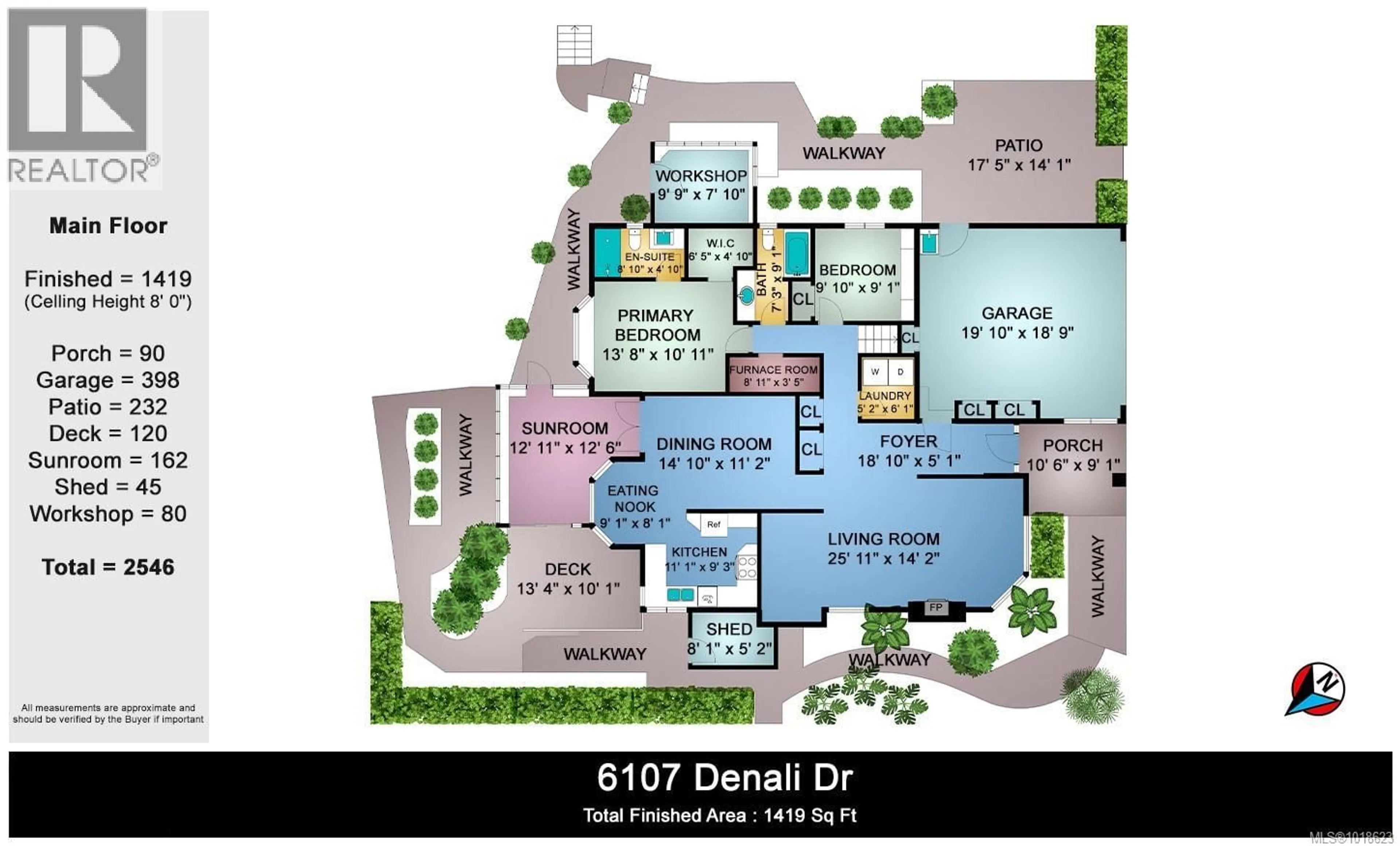Floor plan for 6107 DENALI DRIVE, Duncan British Columbia V9L5N4