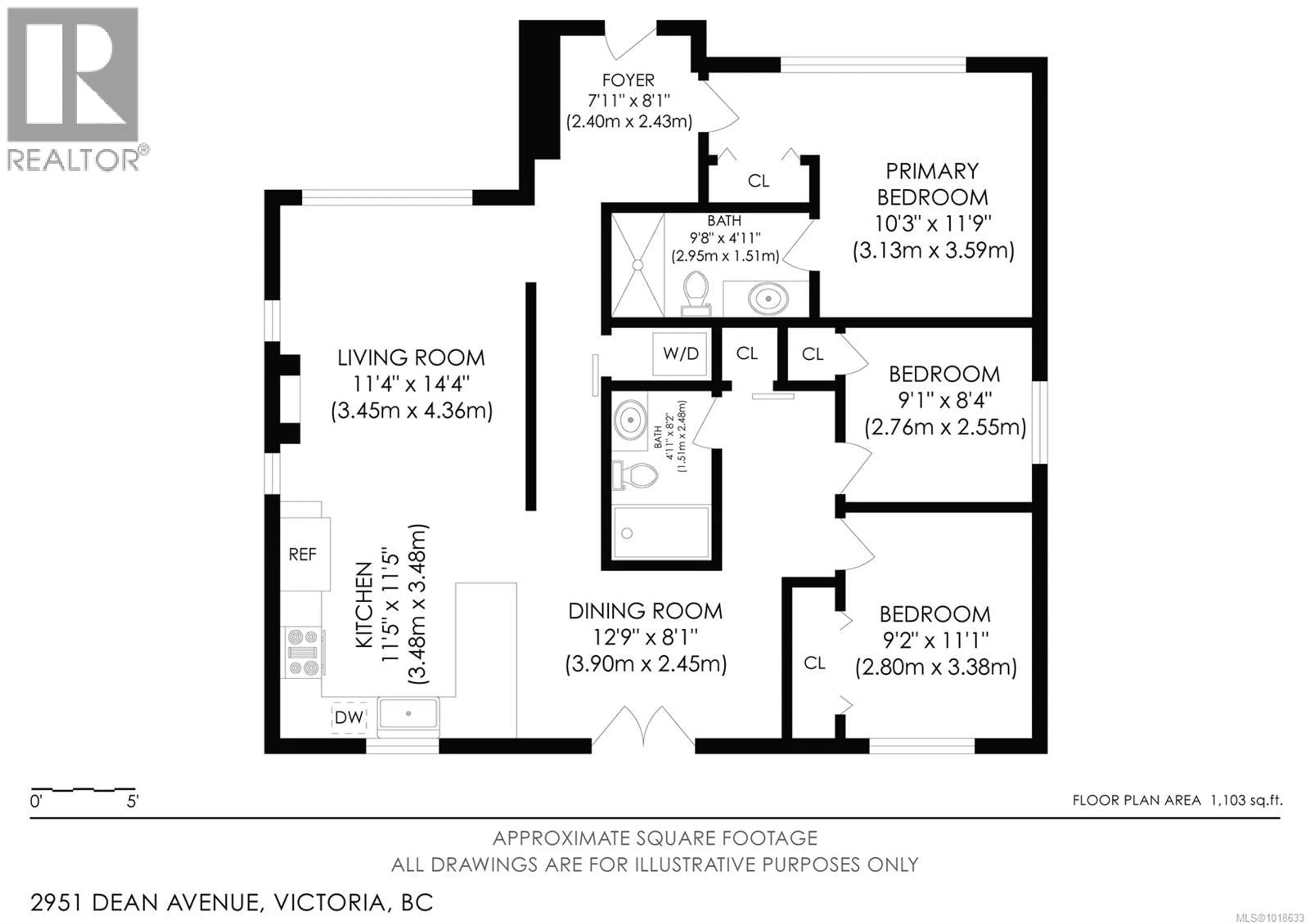 Floor plan for 2951 DEAN AVENUE, Saanich British Columbia V8R4Y6