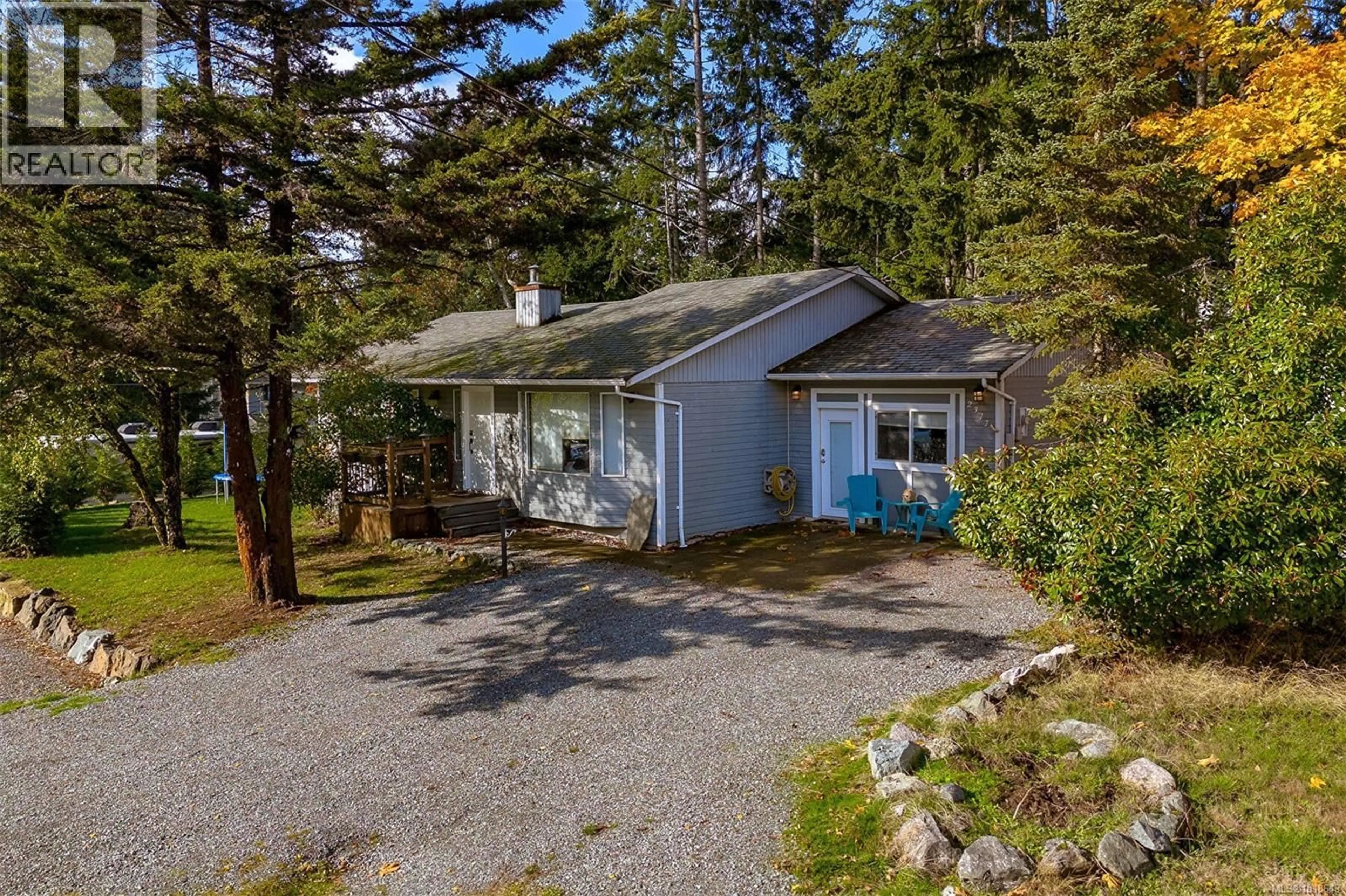 A pic from outside/outdoor area/front of a property/back of a property/a pic from drone, unknown for 2377 ROBERTSON ROAD, Shawnigan Lake British Columbia V8H2H3