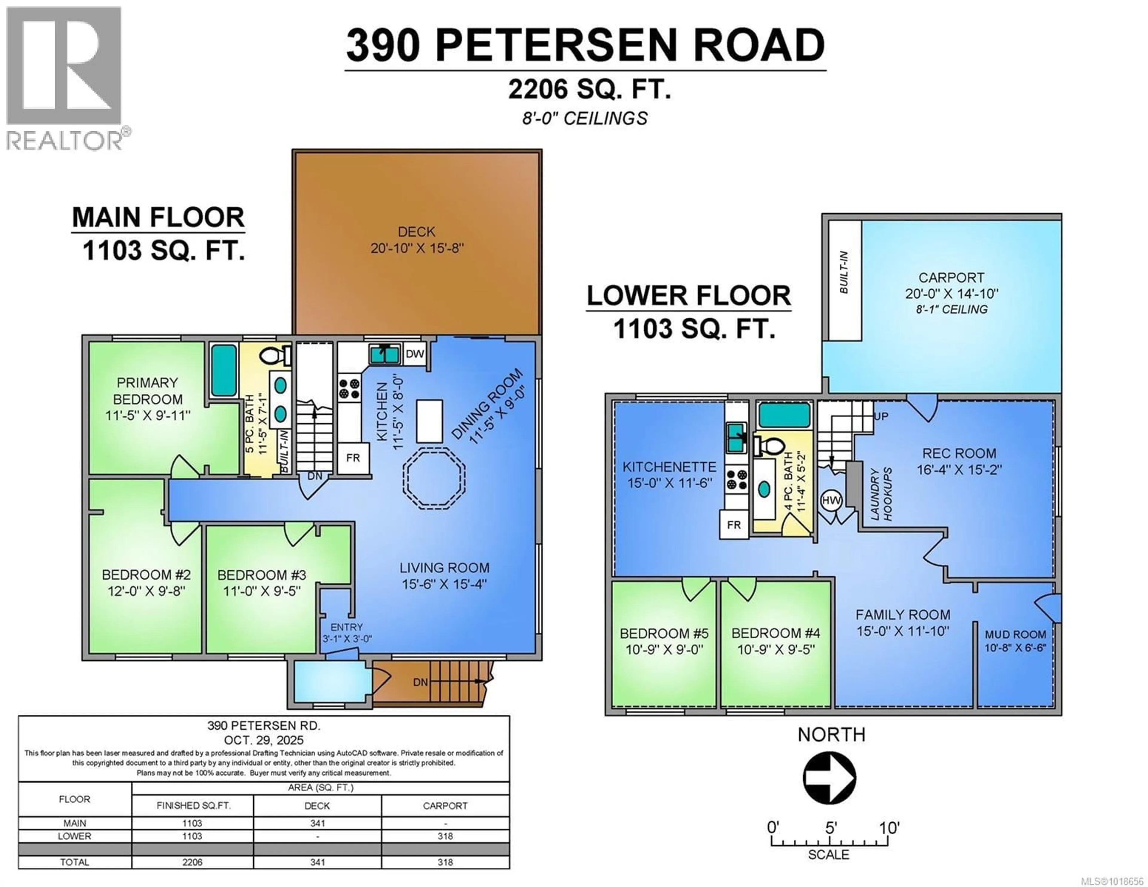 Floor plan for 390 PETERSEN ROAD, Campbell River British Columbia V9W3H5