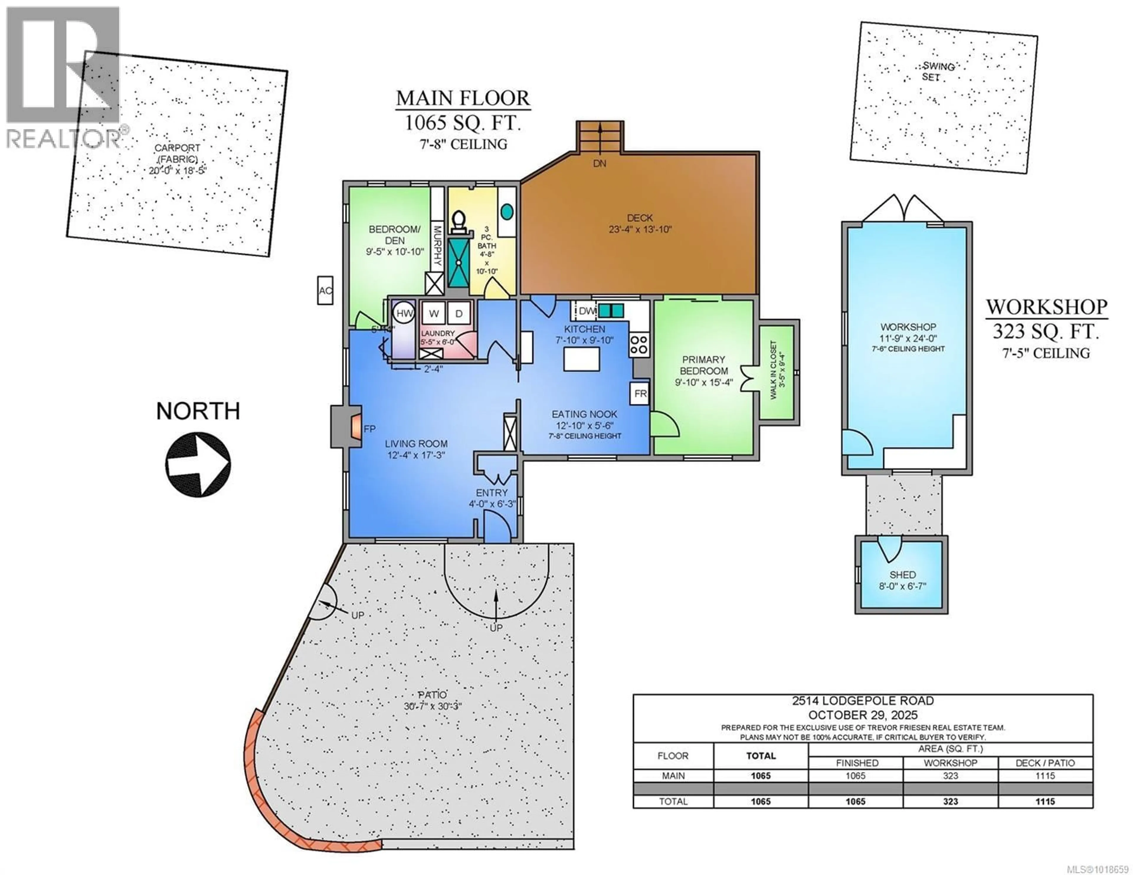 Floor plan for 2514 LODGEPOLE ROAD, Mill Bay British Columbia V8H1B1
