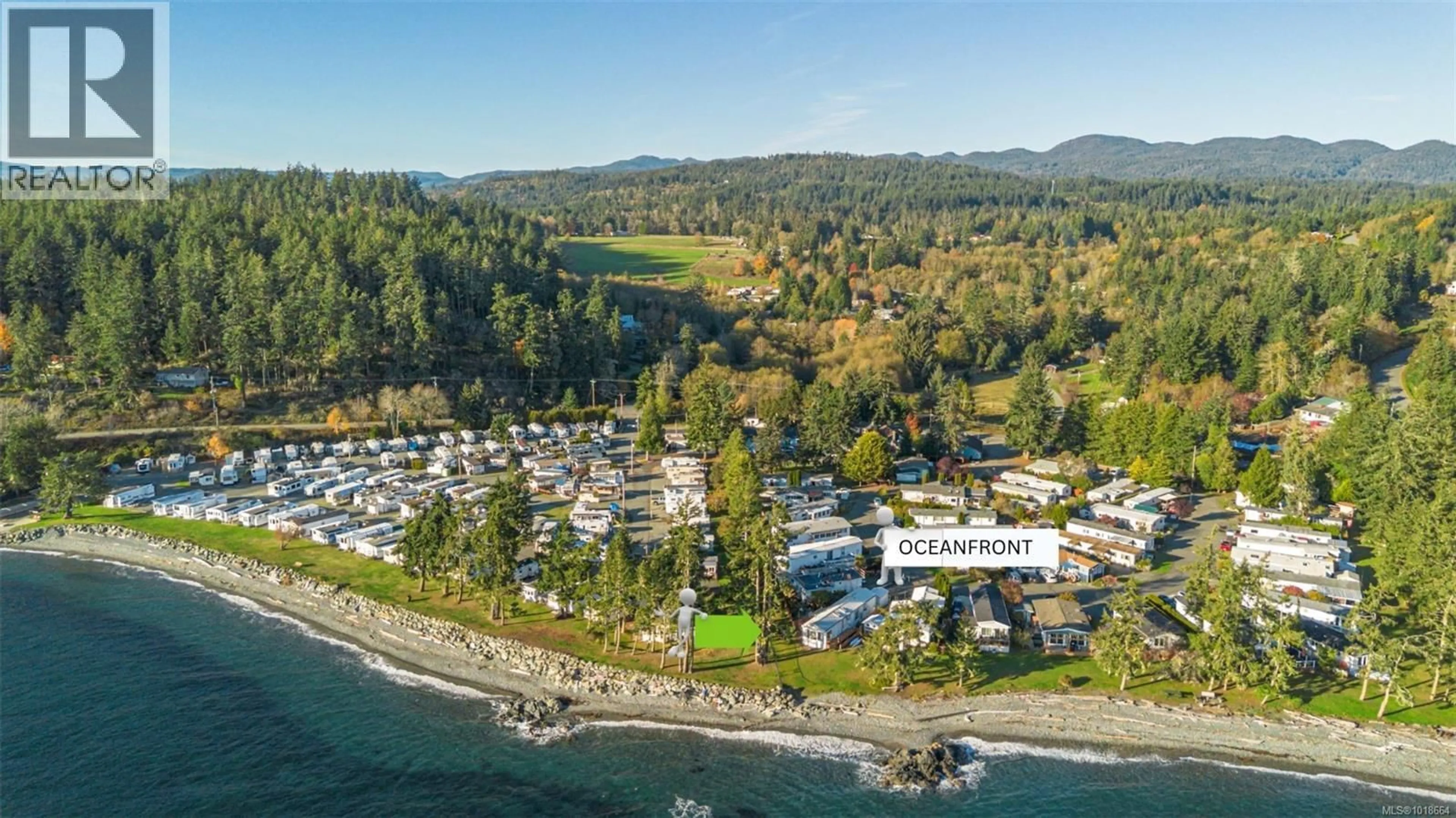 A pic from outside/outdoor area/front of a property/back of a property/a pic from drone, water/lake/river/ocean view for 29 - 7871 WEST COAST ROAD, Sooke British Columbia V9Z0R6