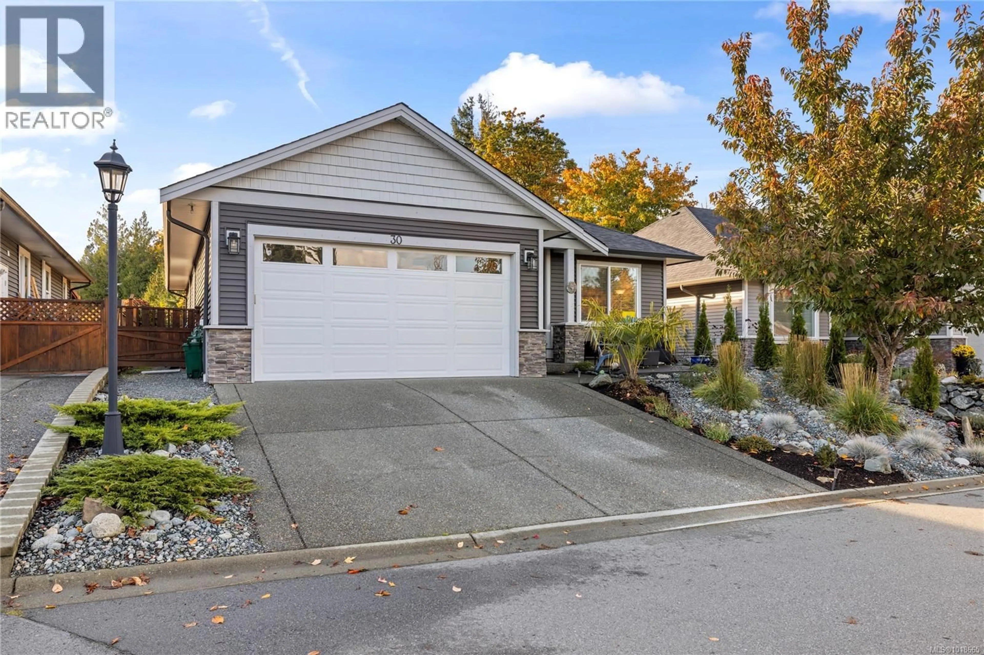 Home with vinyl exterior material, street for 30 - 9650 ASKEW CREEK DRIVE, Chemainus British Columbia V0R1K3