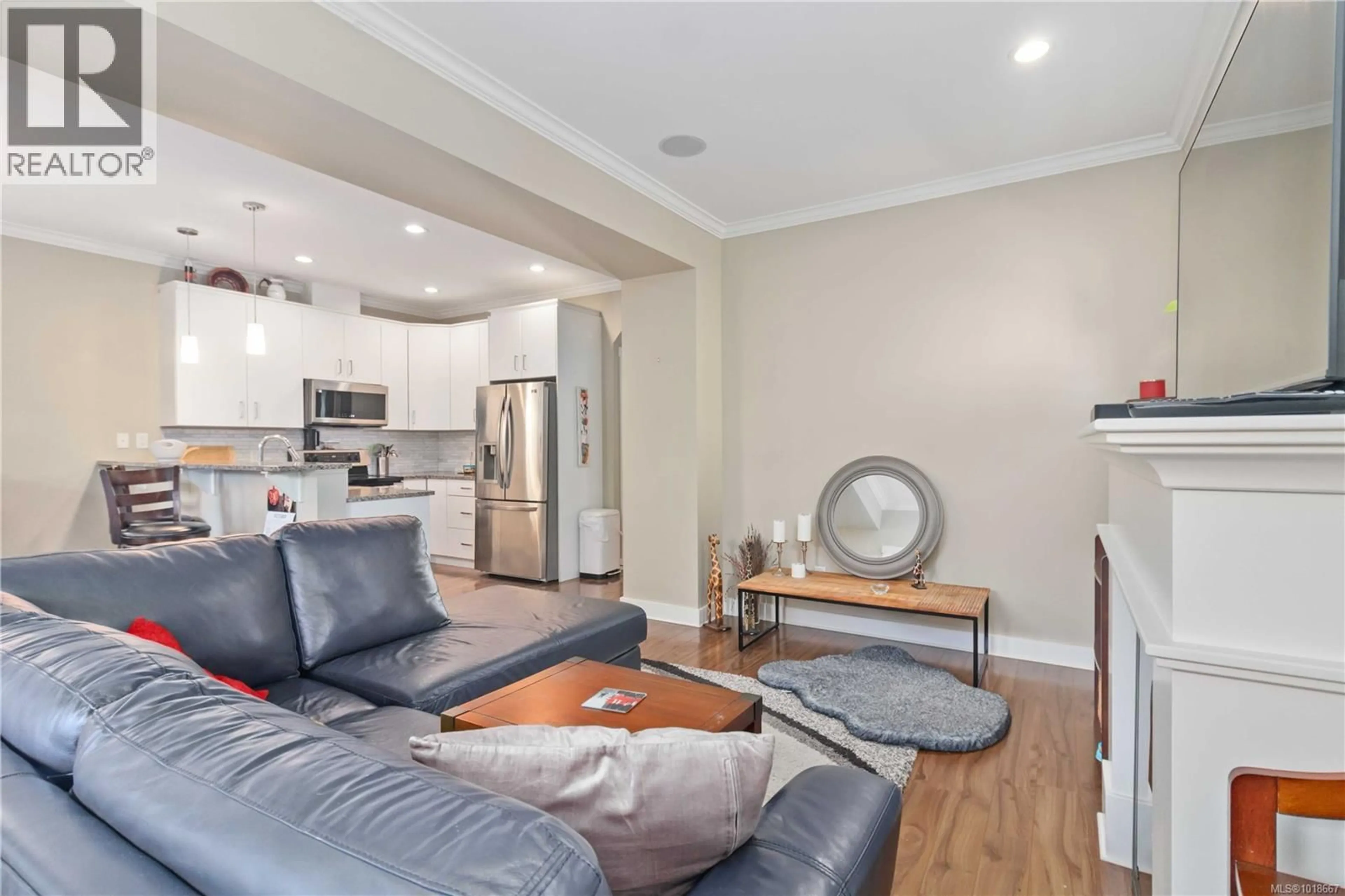 Living room with furniture, wood/laminate floor for 3100 LANGFORD LAKE ROAD, Langford British Columbia V9B0L9