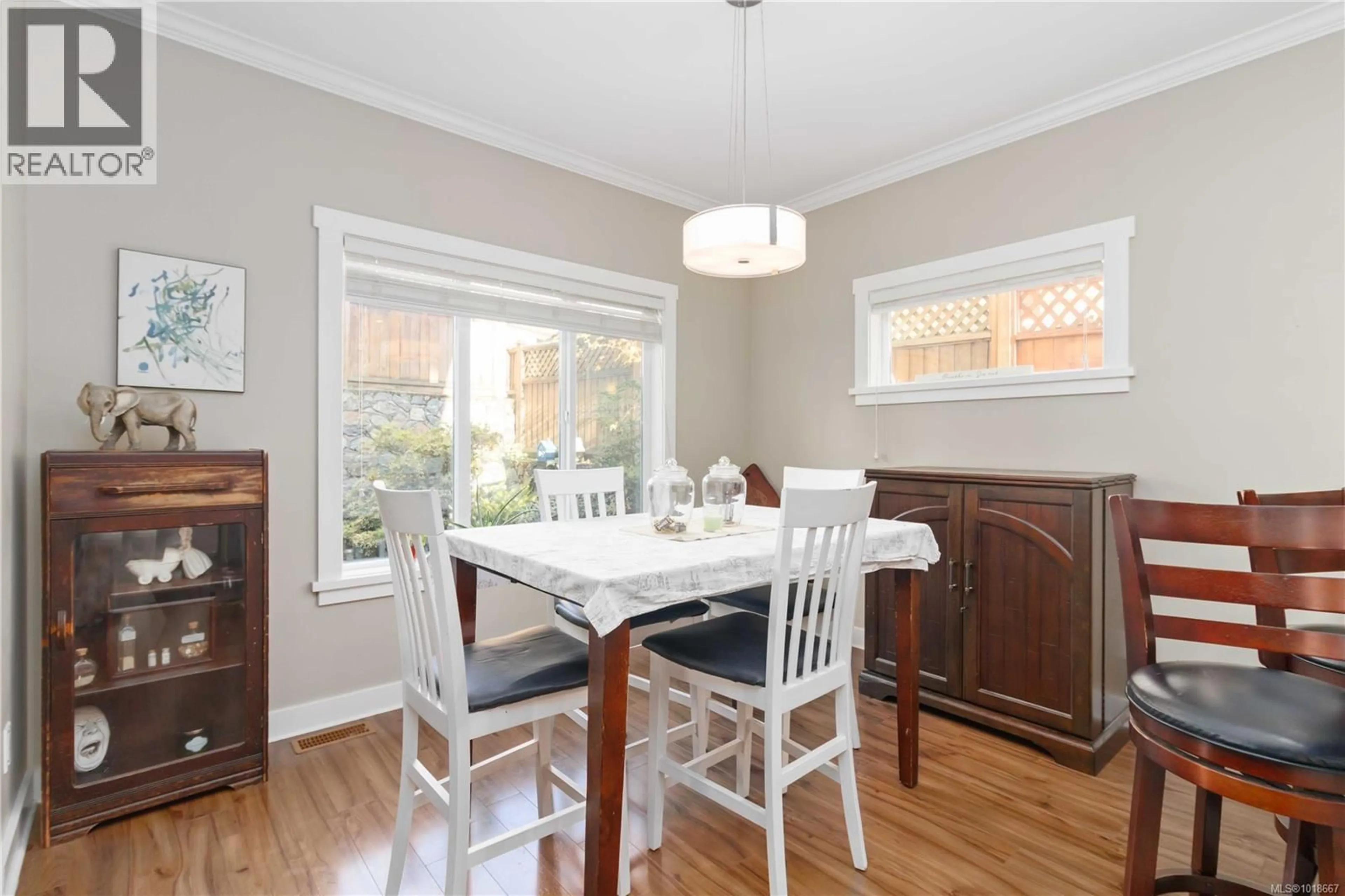 Dining room, wood/laminate floor for 3100 LANGFORD LAKE ROAD, Langford British Columbia V9B0L9