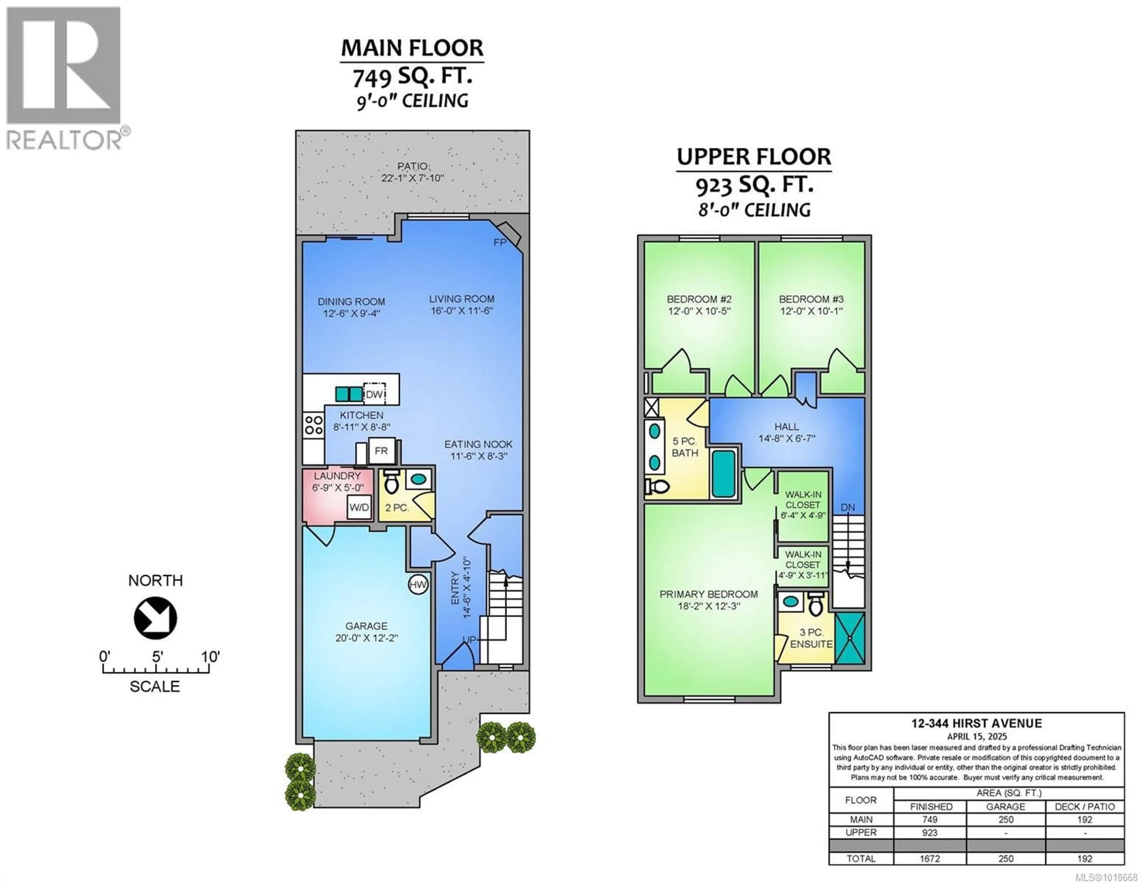 Floor plan for 12 - 344 HIRST AVENUE, Parksville British Columbia V9P1K4