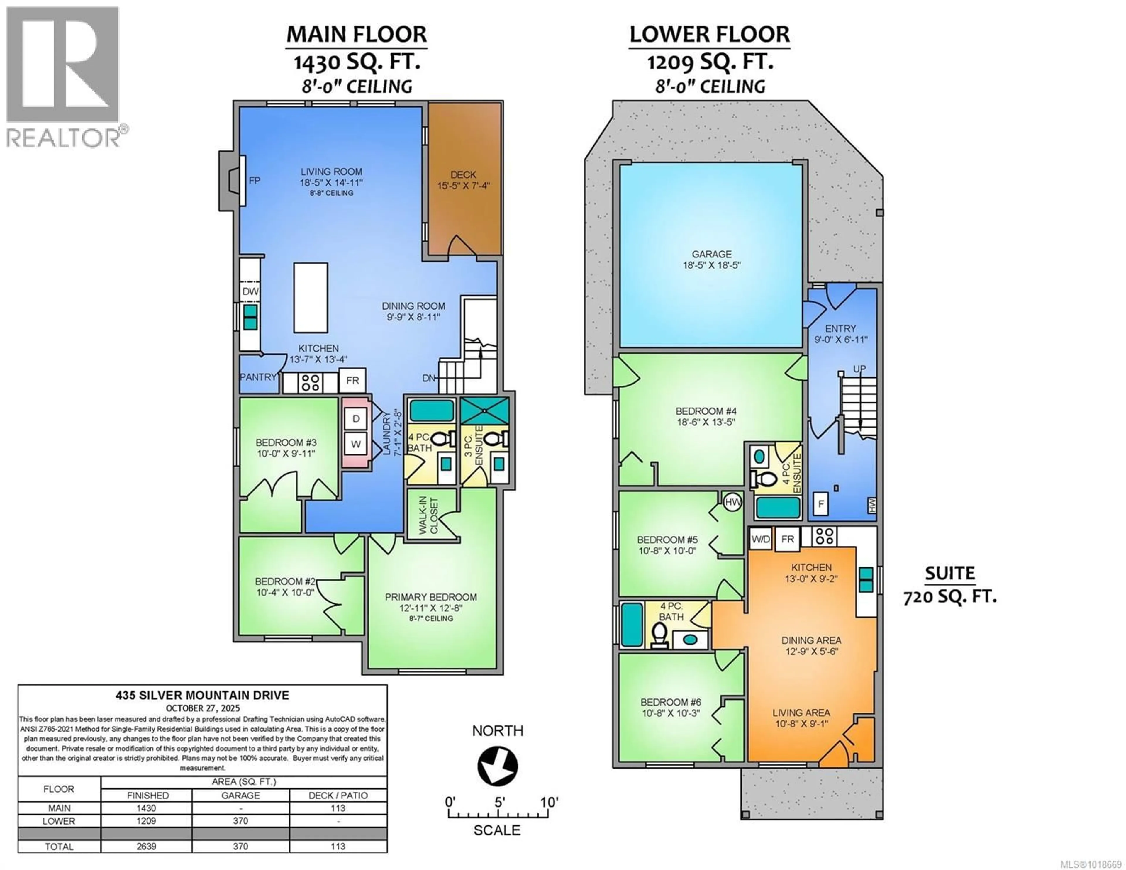 Floor plan for 435 SILVER MOUNTAIN DRIVE, Nanaimo British Columbia V9R0J5
