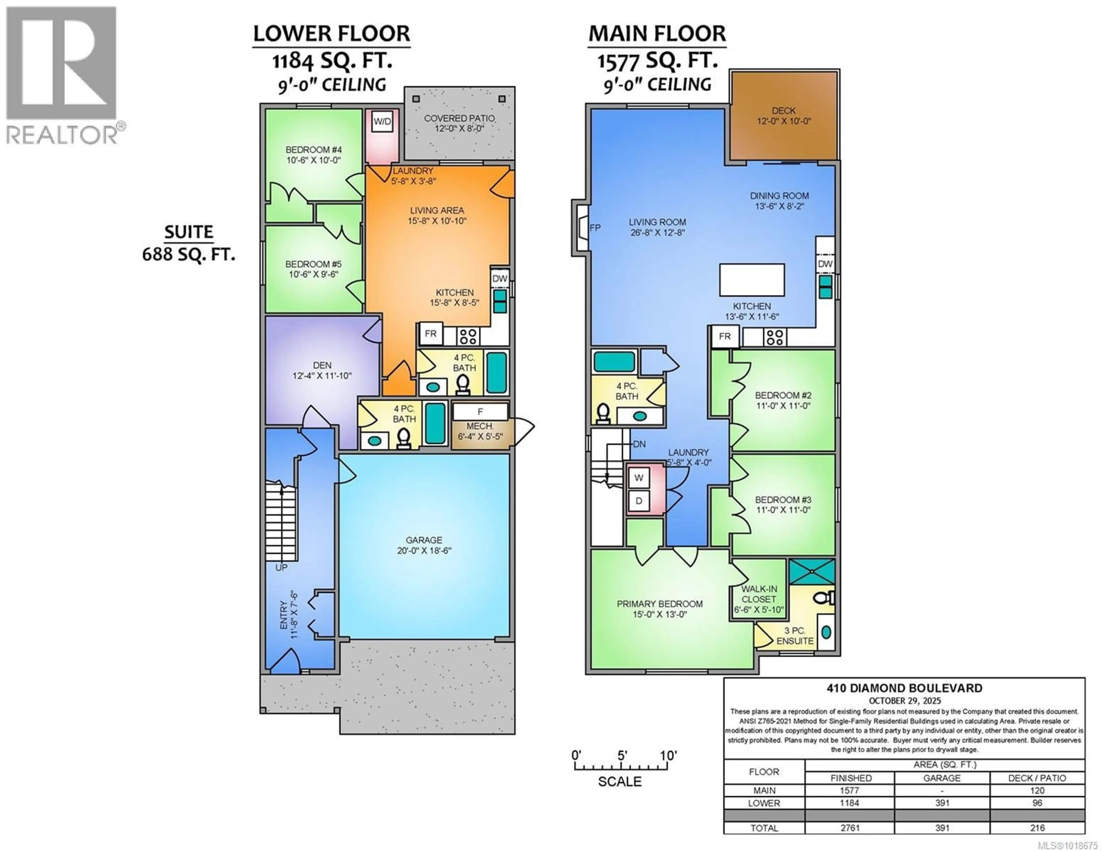 Floor plan for 416 DIAMOND BOULEVARD, Nanaimo British Columbia V9T2R7