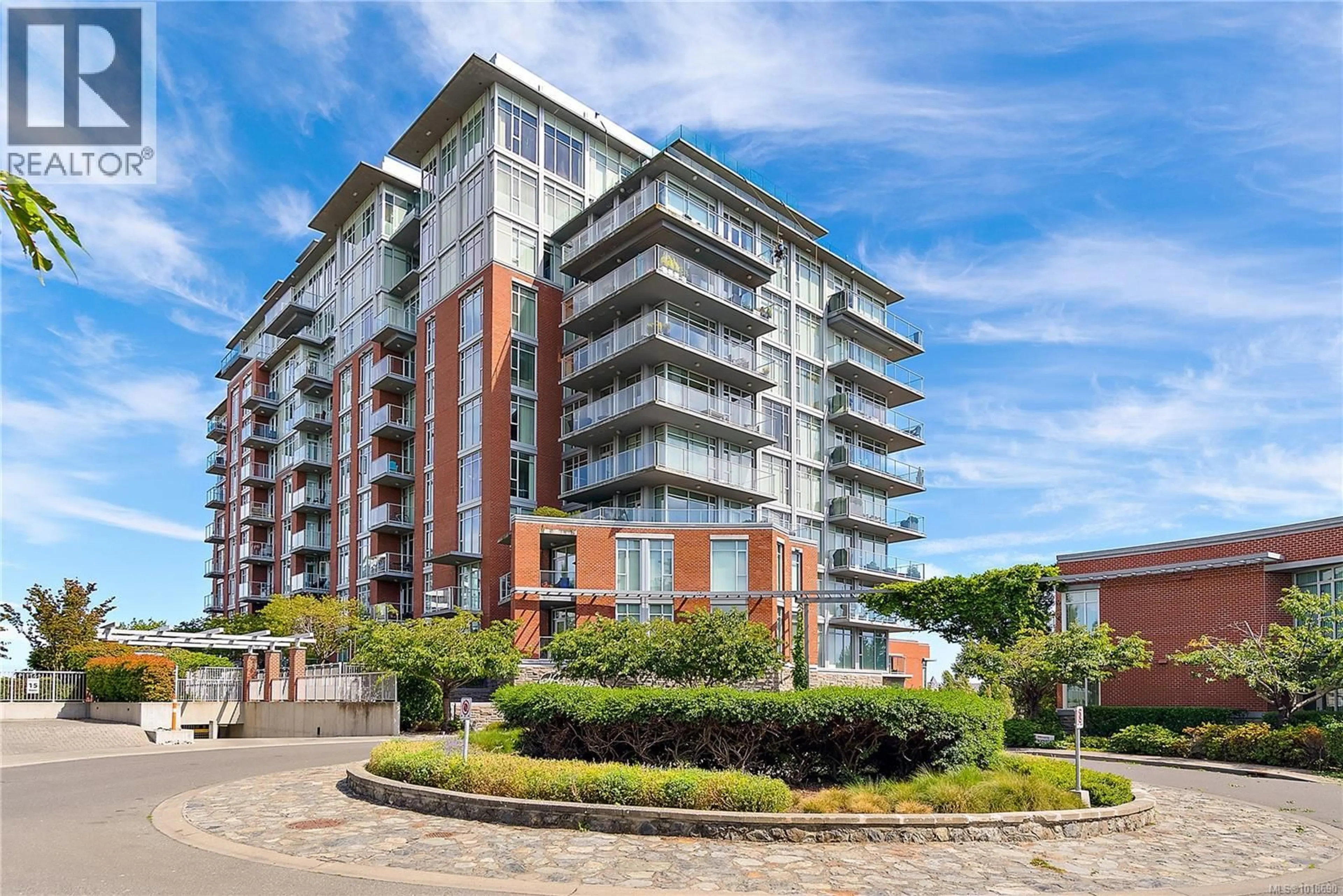 A pic from outside/outdoor area/front of a property/back of a property/a pic from drone, building for 205 - 100 SAGHALIE ROAD, Victoria British Columbia V9A0A1