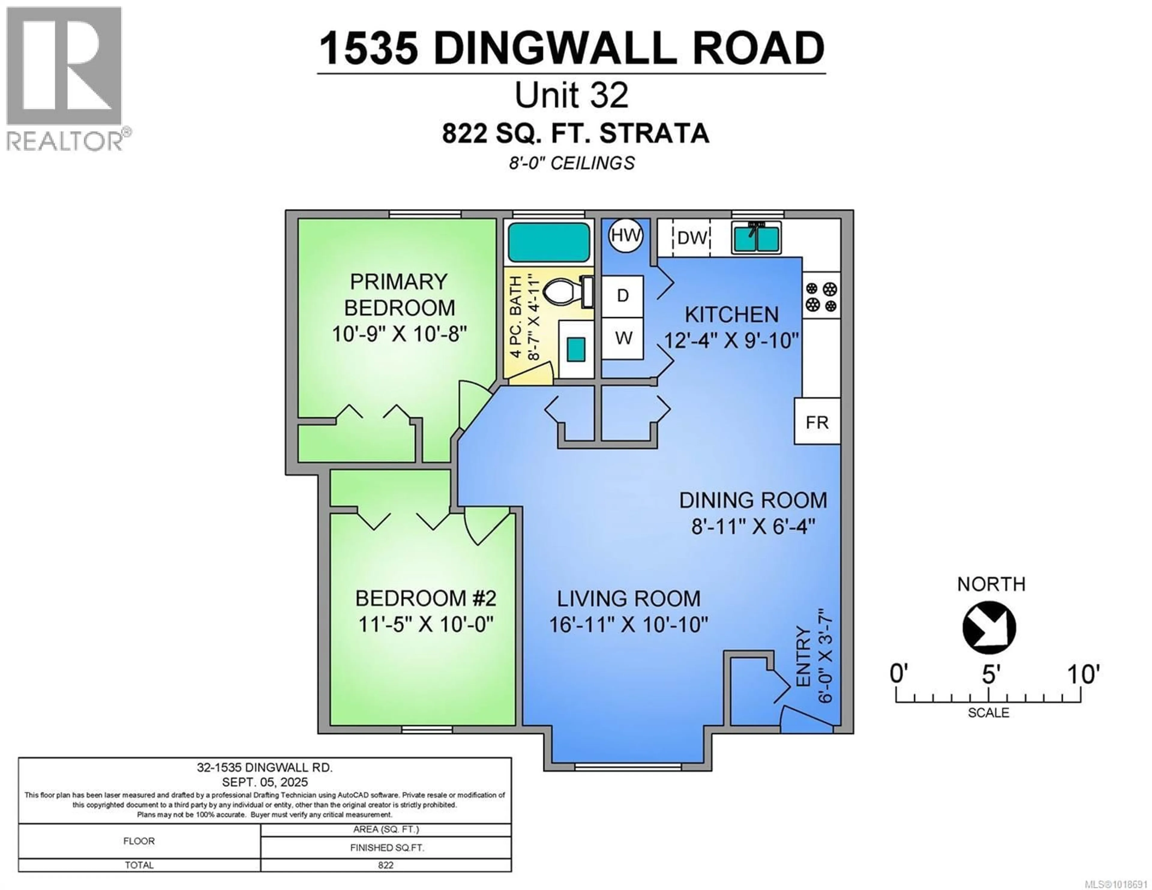 Floor plan for 32 - 1535 DINGWALL ROAD, Courtenay British Columbia V9N3S8