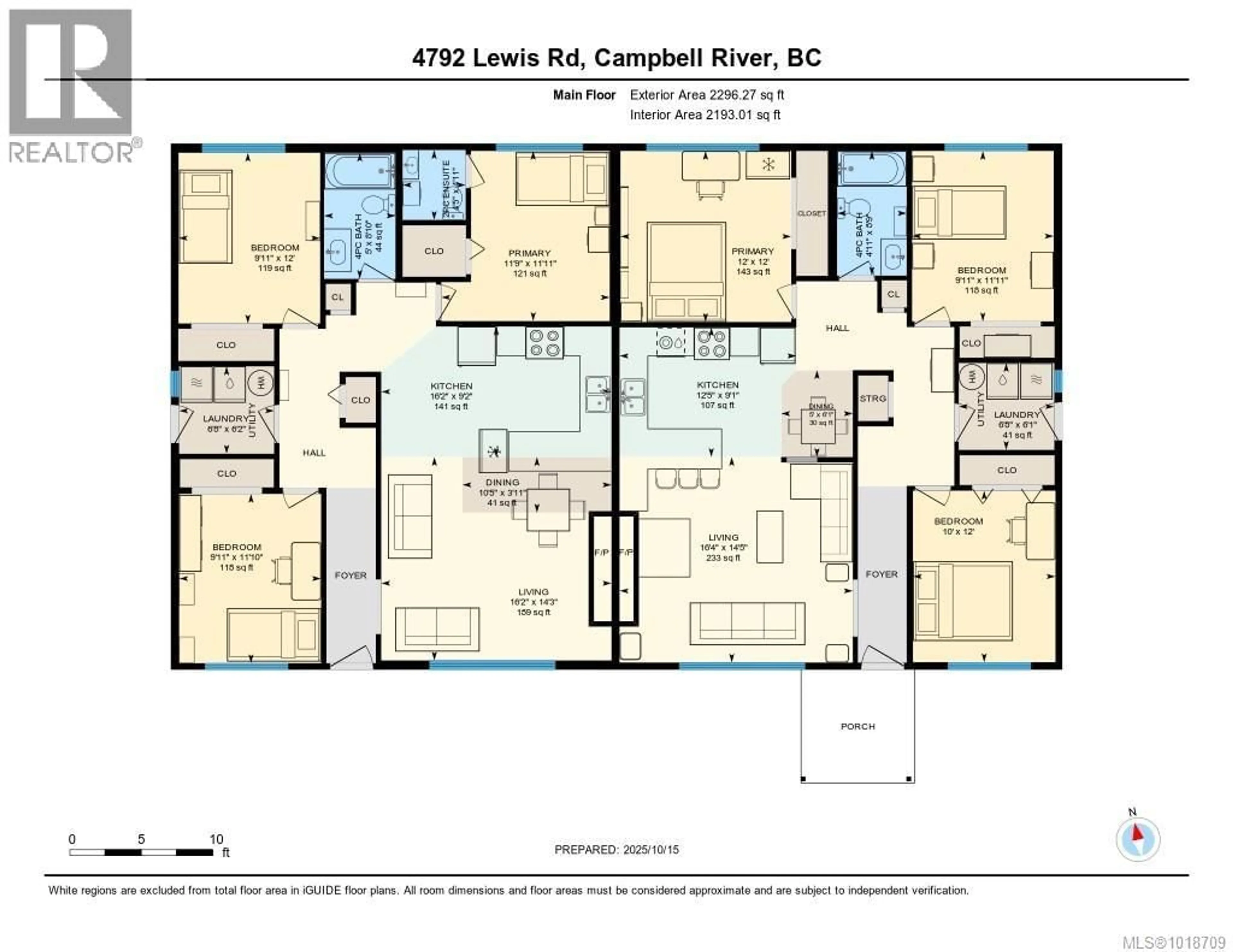 Floor plan for 4792 LEWIS ROAD, Campbell River British Columbia V9H1C4