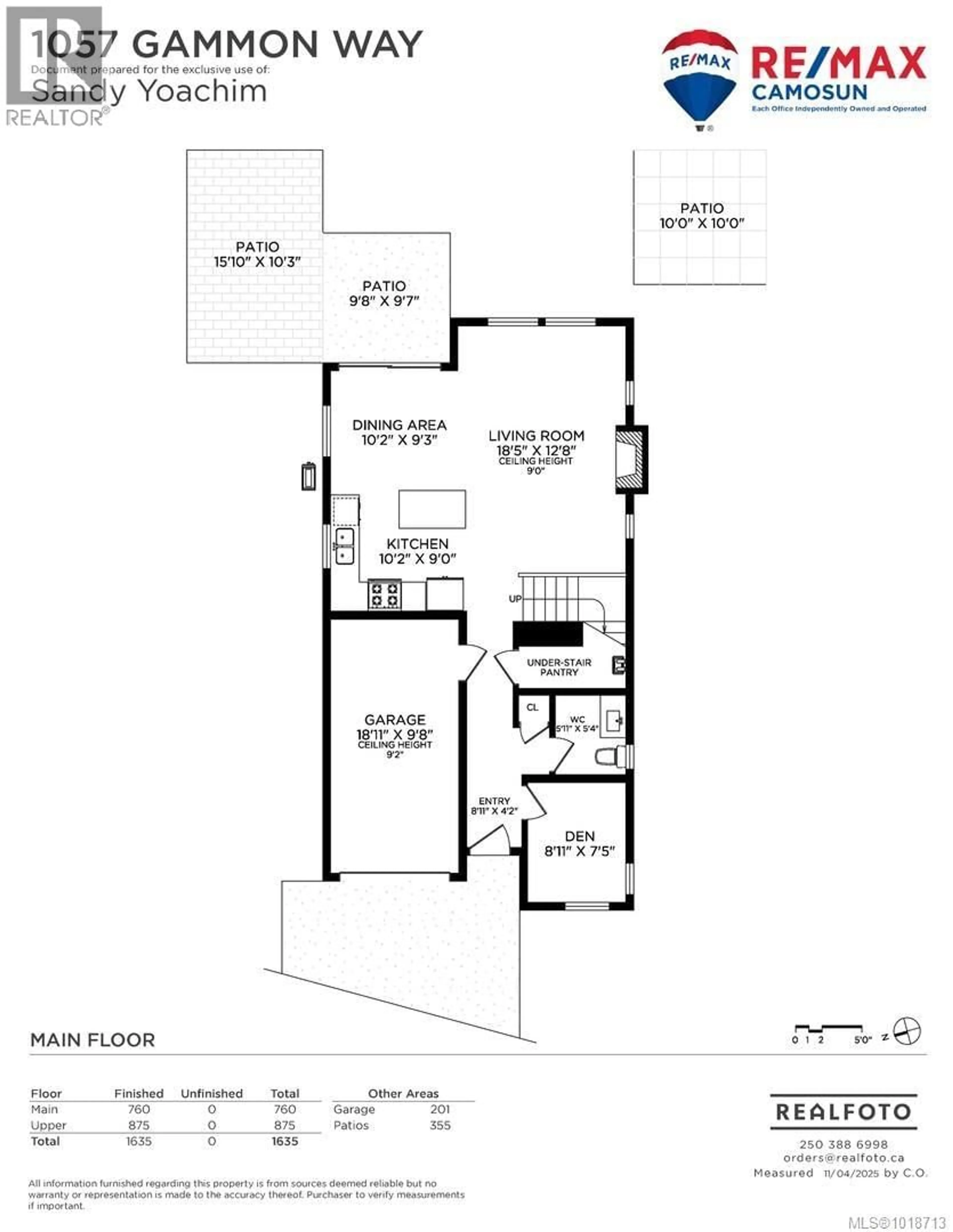 Floor plan for 1057 GAMMON WAY, Shawnigan Lake British Columbia V8H2J2