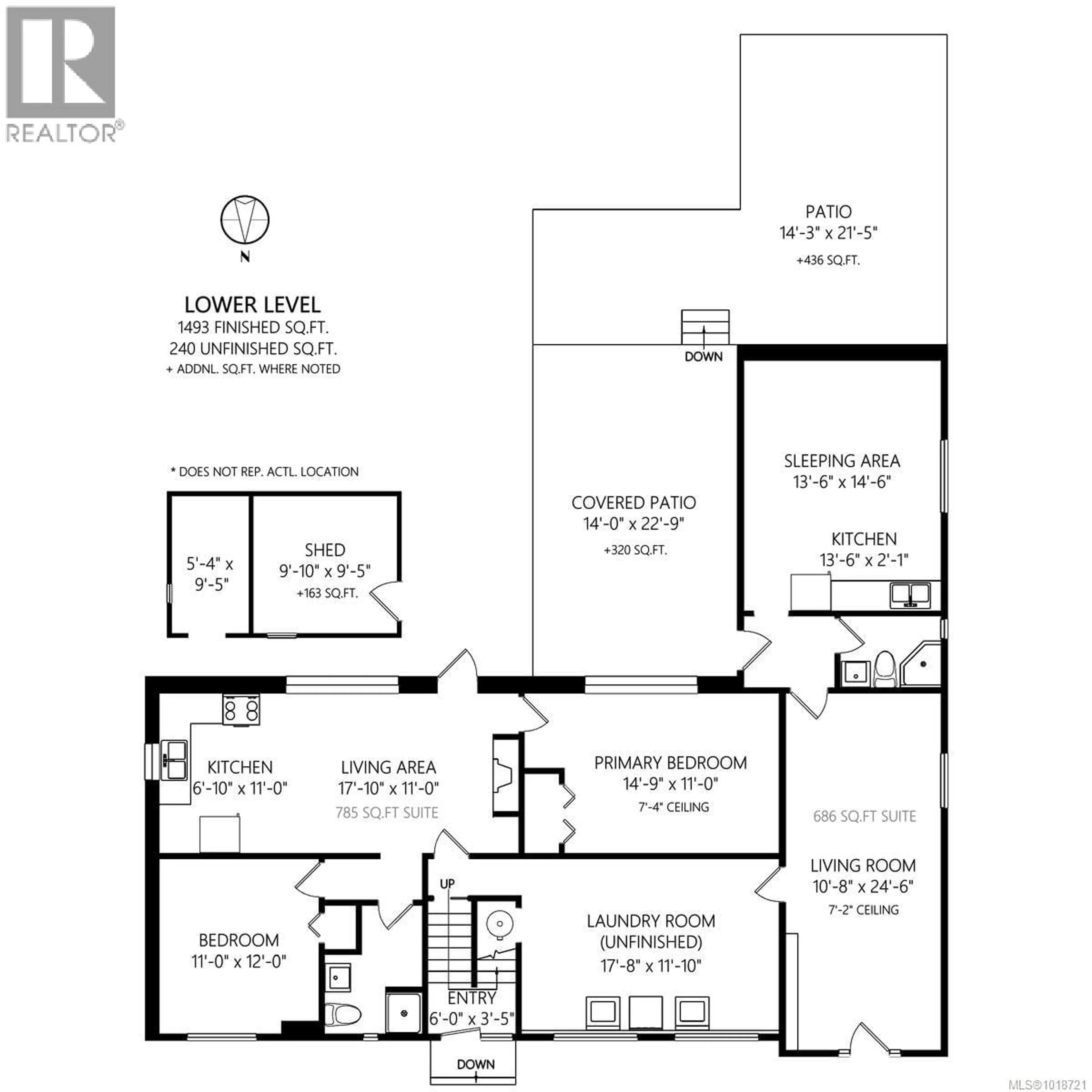 Floor plan for 1116 THUNDERBIRD DRIVE, Nanaimo British Columbia V9S2P2
